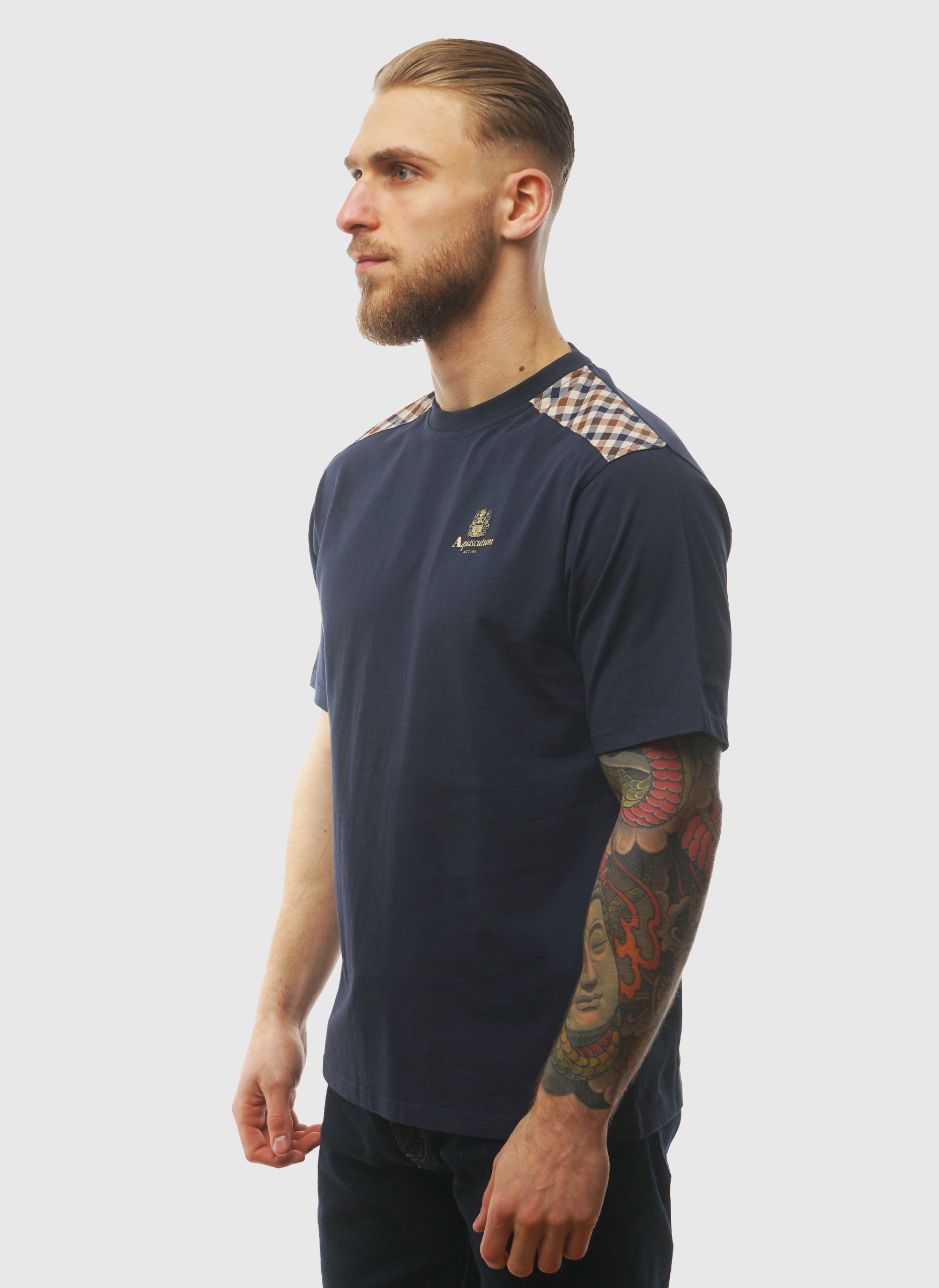 CC Shoulder T-Shirt - Navy