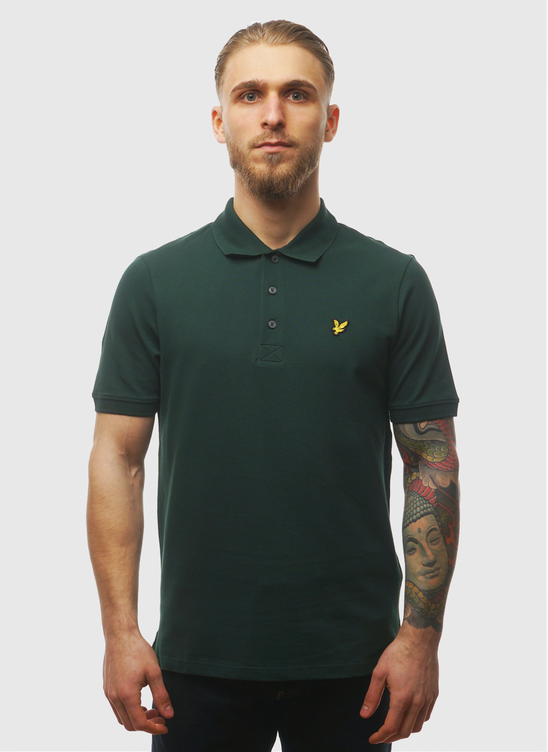 Plain Polo Shirt - Dark Green