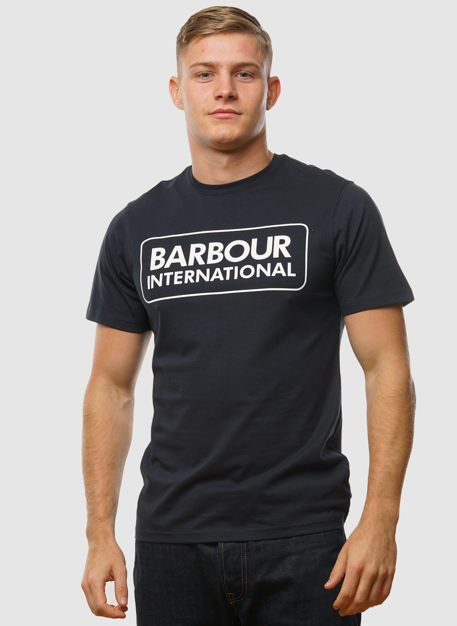 Essential Large Logo T-Shirt - Navy