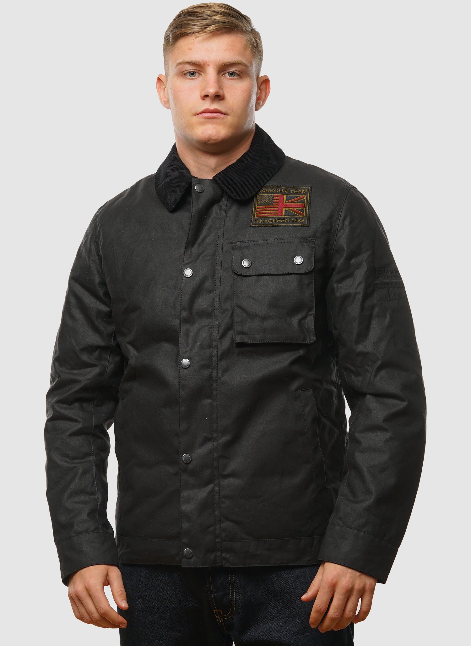 Workers Wax Jacket - Black