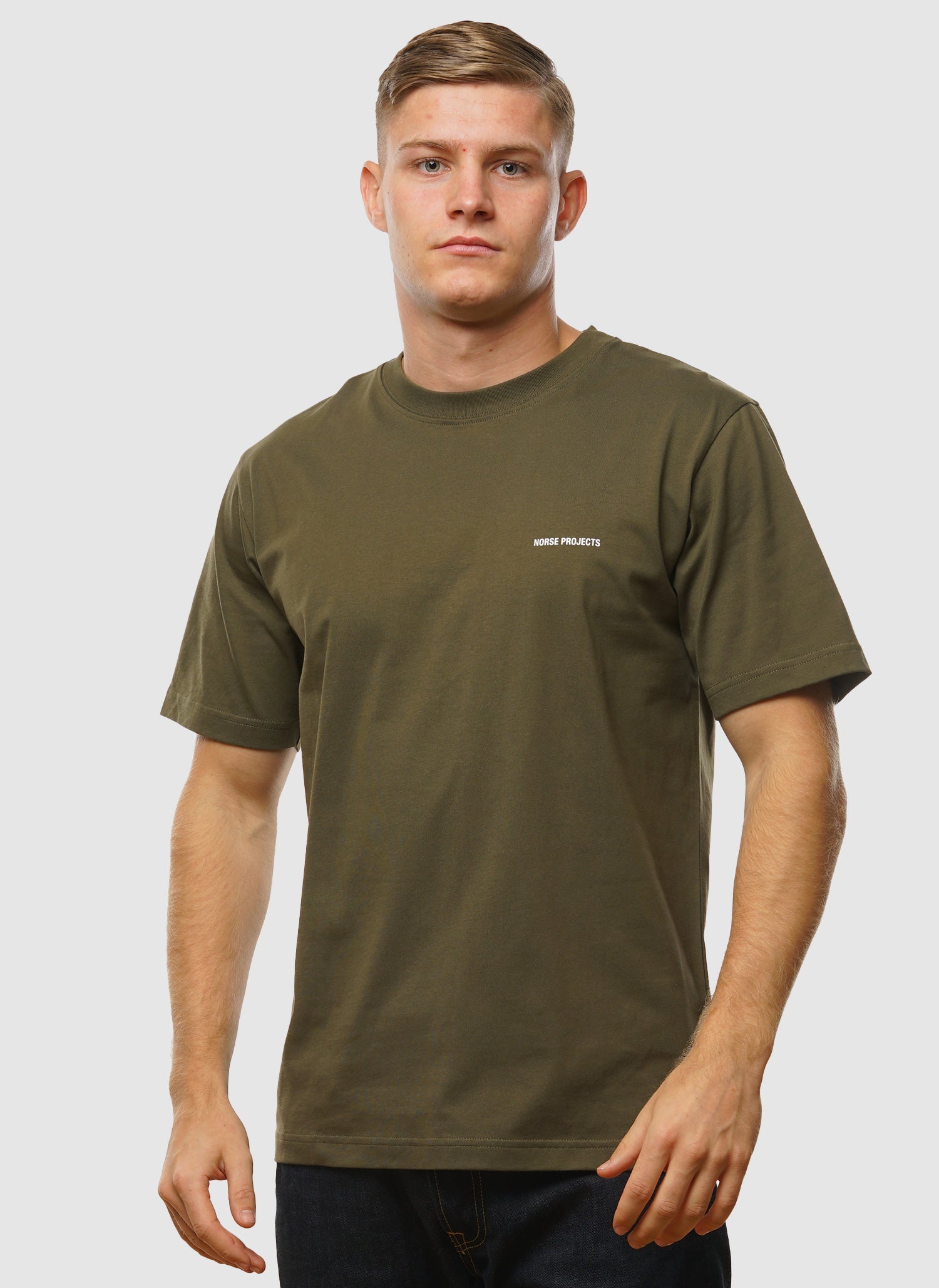 Johannes Logo T-Shirt - Olive Night