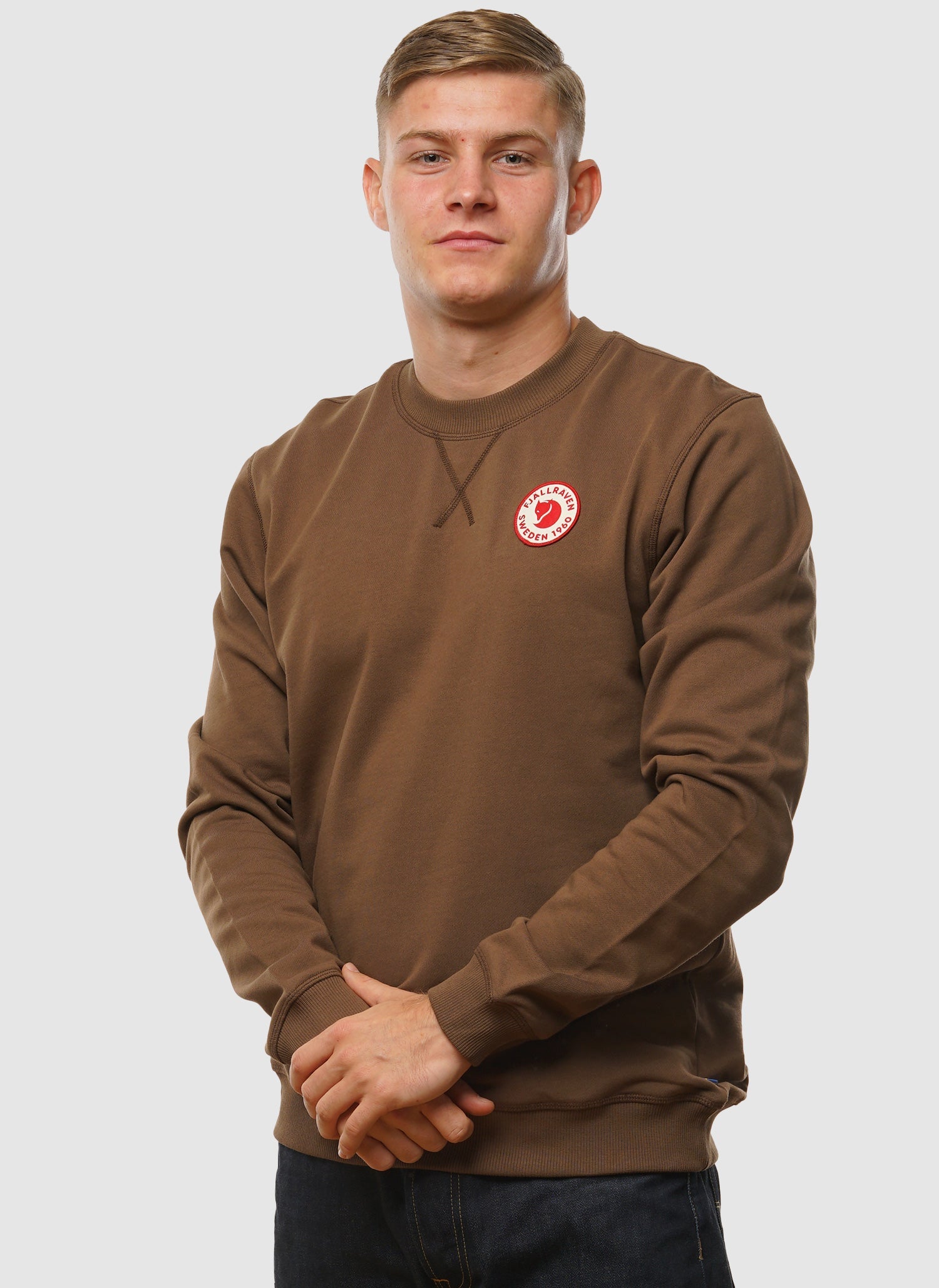 1960 Logo Badge Sweatshirt - Dark Oak
