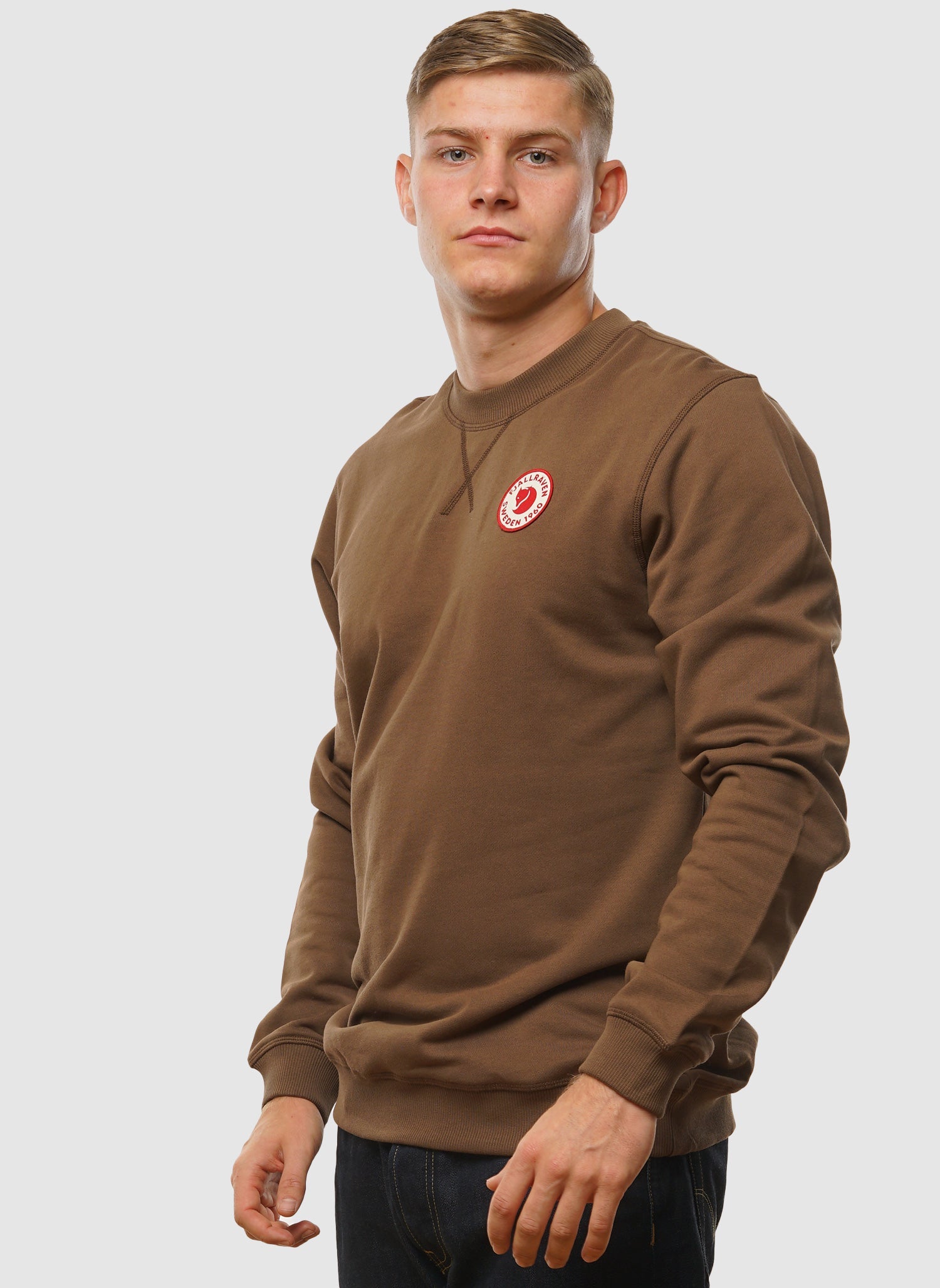 1960 Logo Badge Sweatshirt - Dark Oak