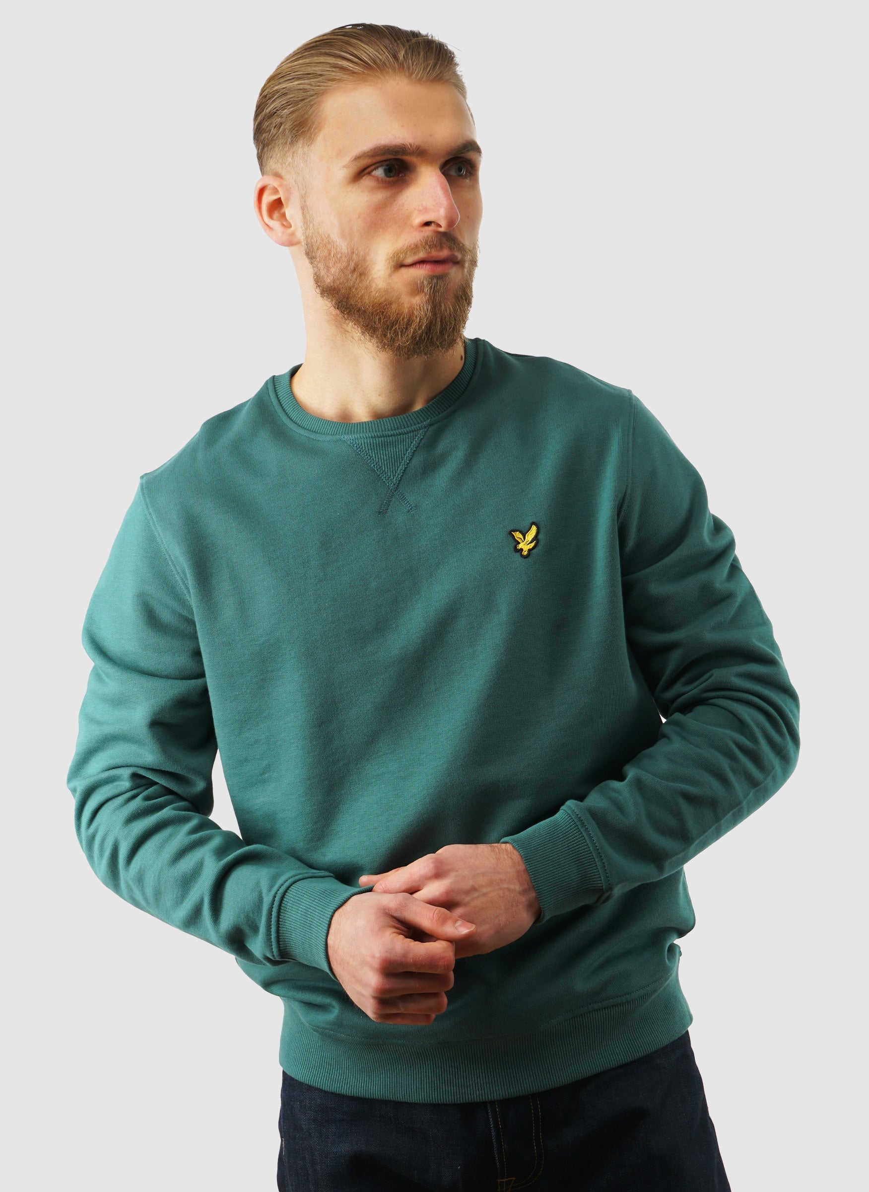 Crew Neck Sweatshirt - Everglade