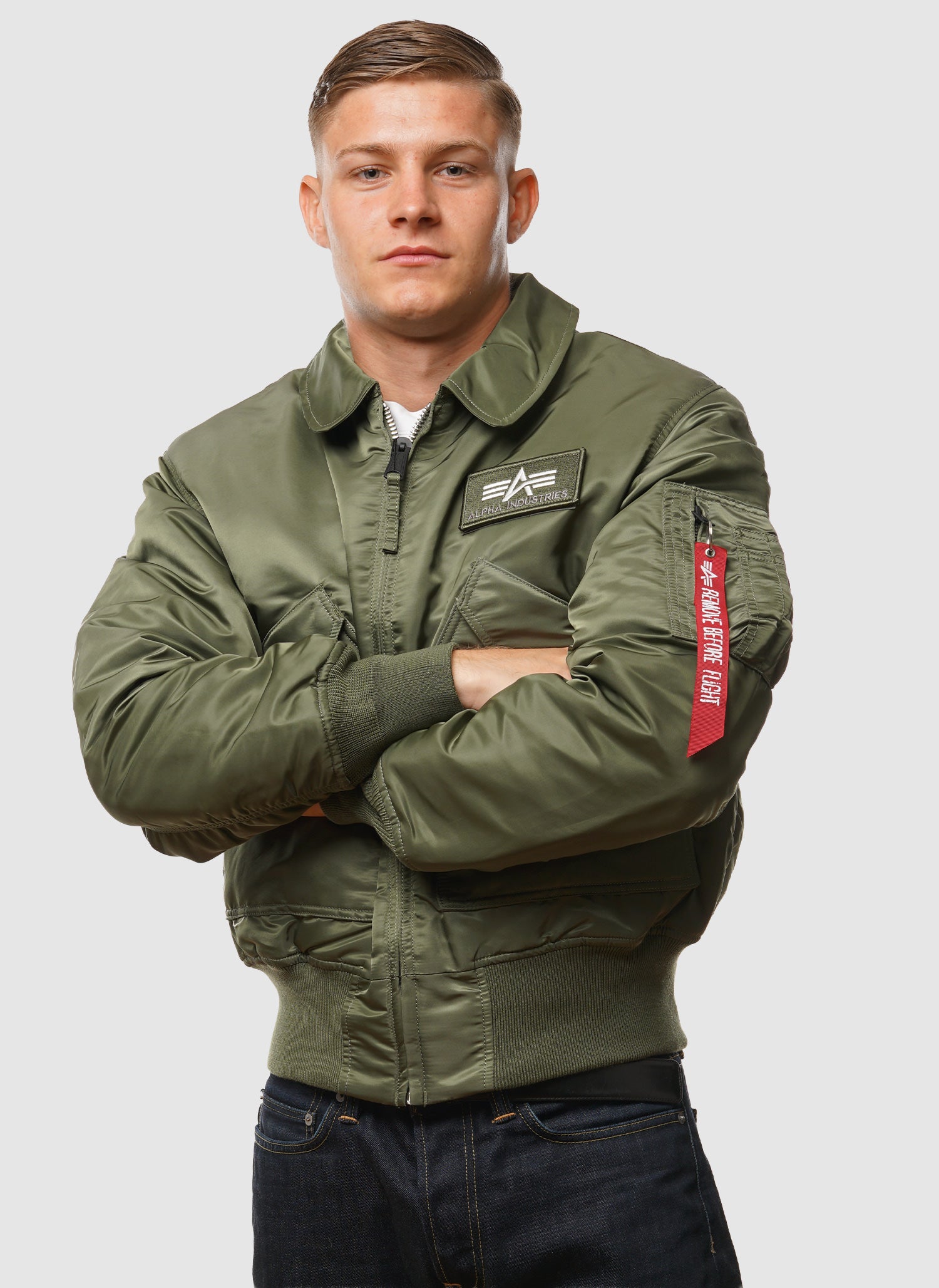 CWU-45 Heritage Bomber Jacket - Sage Green