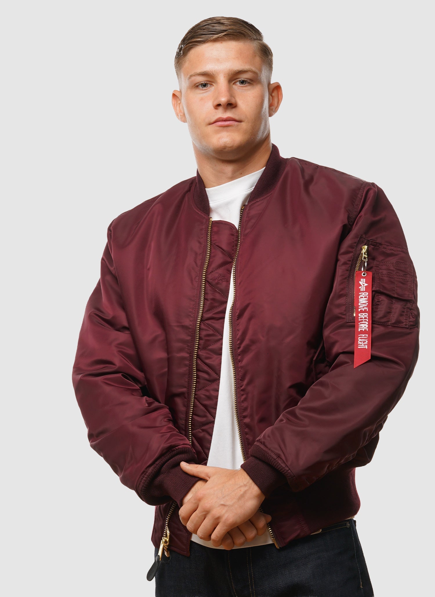 MA-1 Heritage Jacket - Dark Cherry