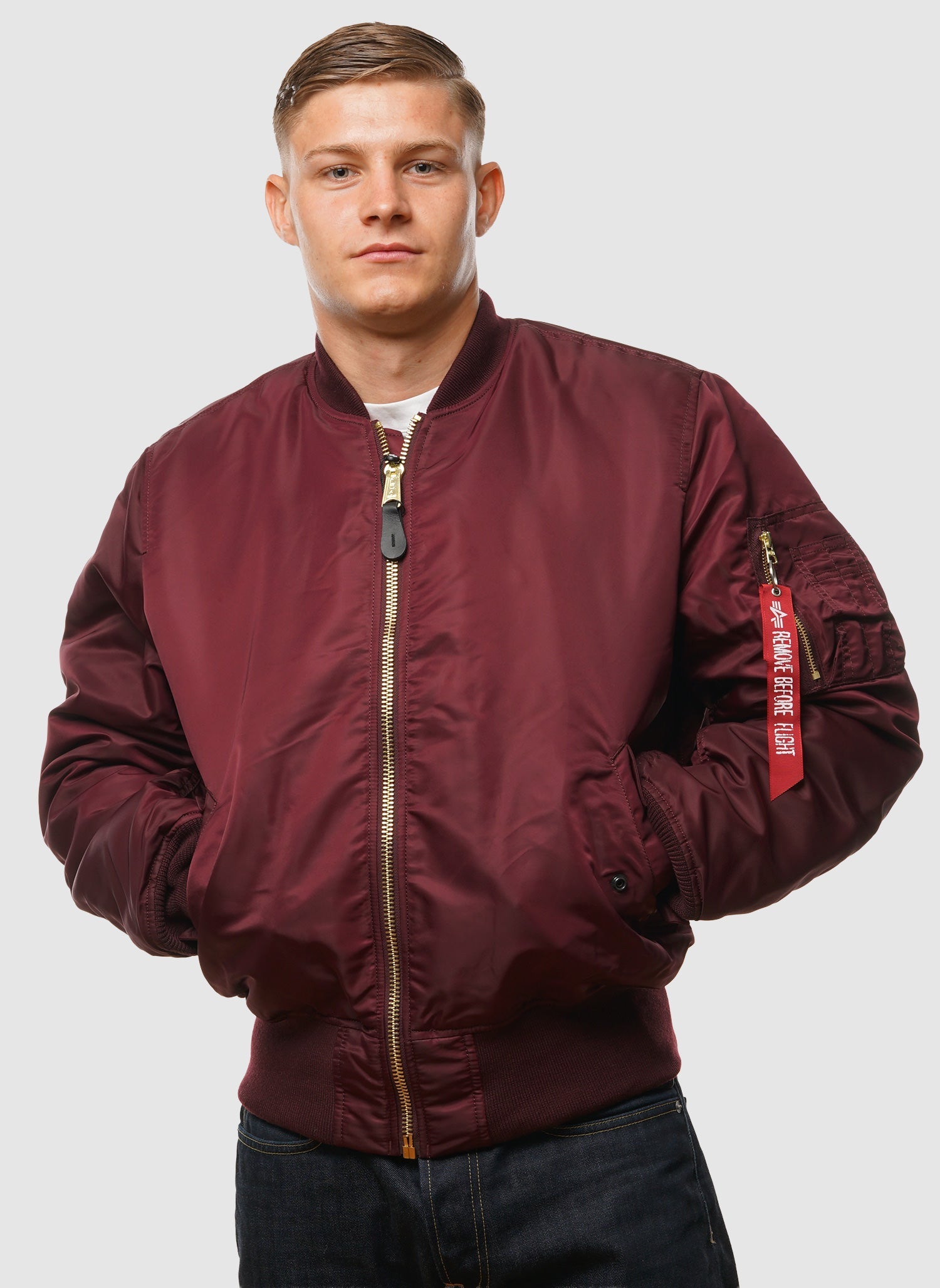 MA-1 Heritage Jacket - Dark Cherry