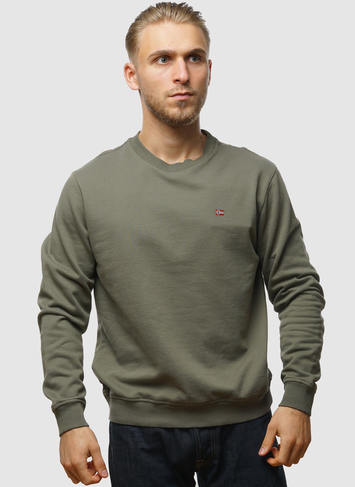Balis Crew Neck Sweatshirt - Tea Leaf