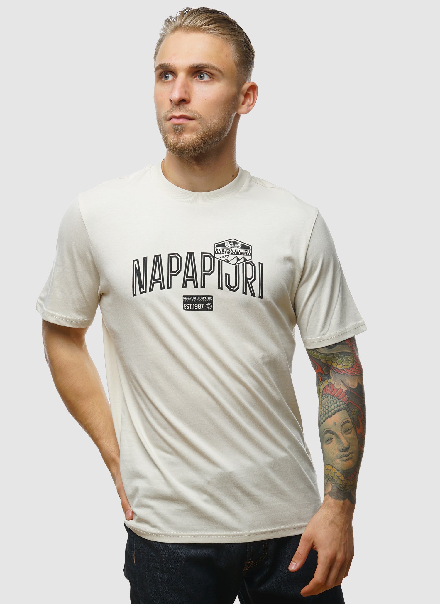 S-Funes T-Shirt - Beige Dimity