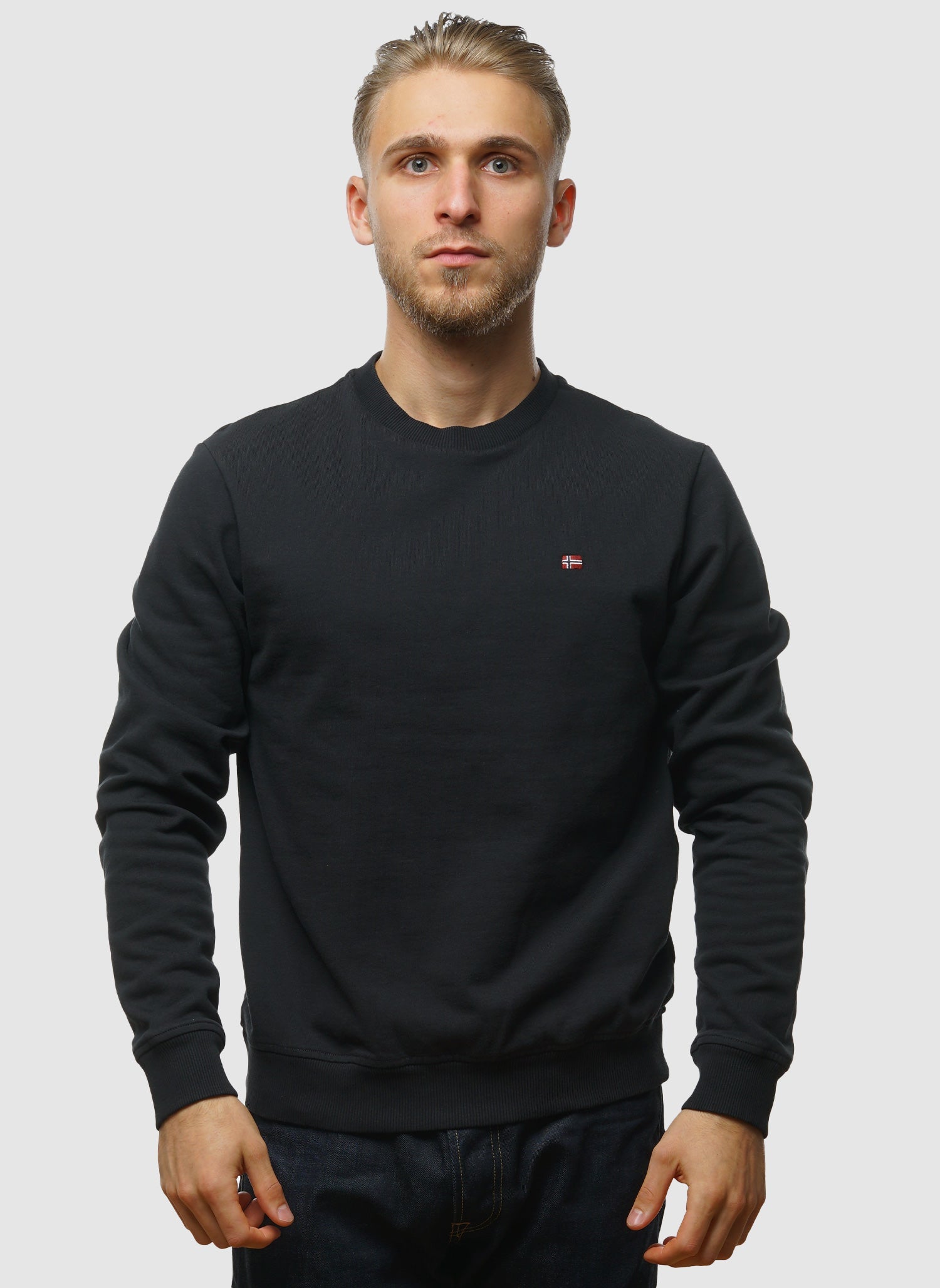 Balis Crew Neck Sweatshirt - Black