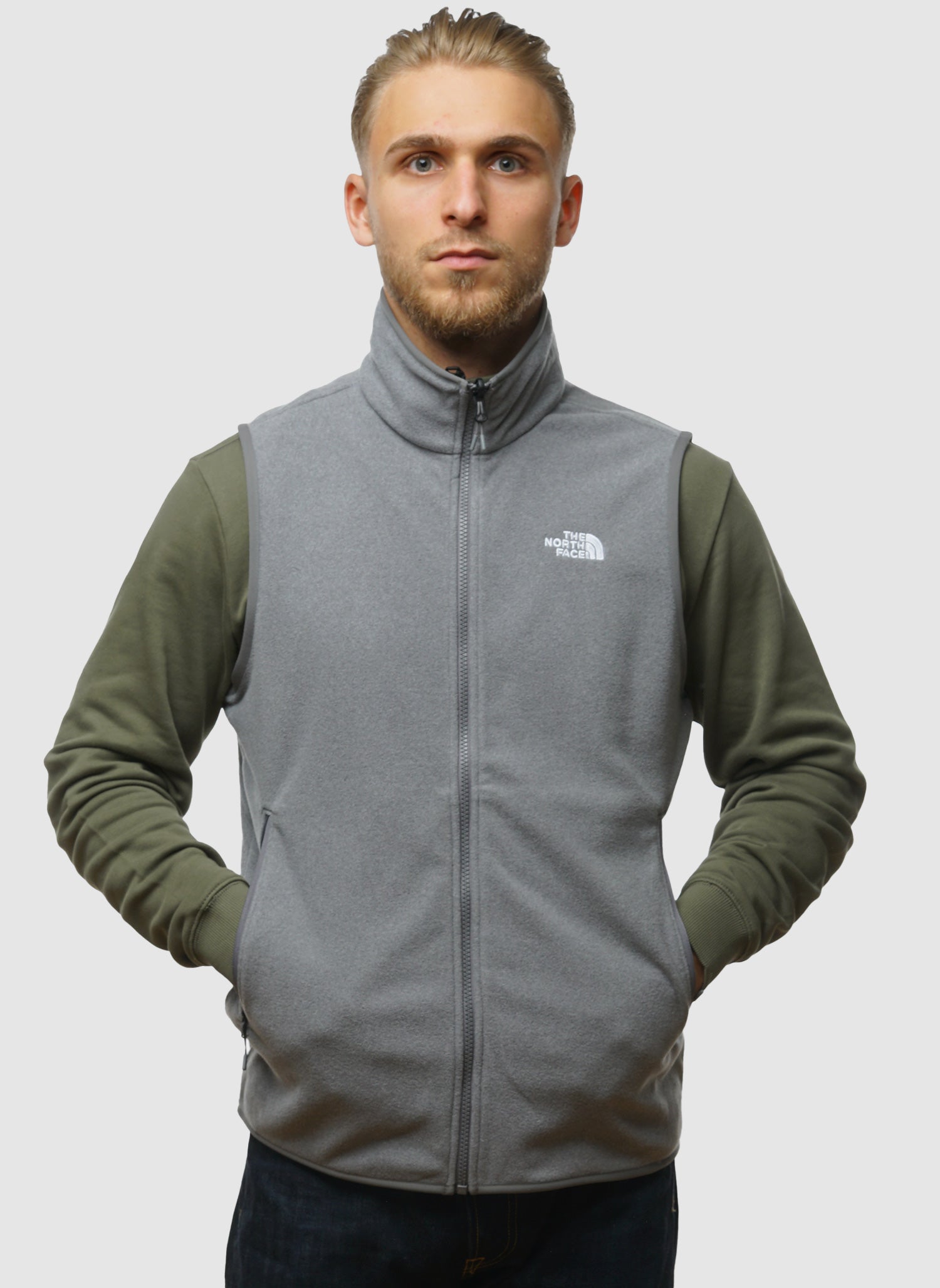 Glacier Fleece Vest - Mid Gray Heather