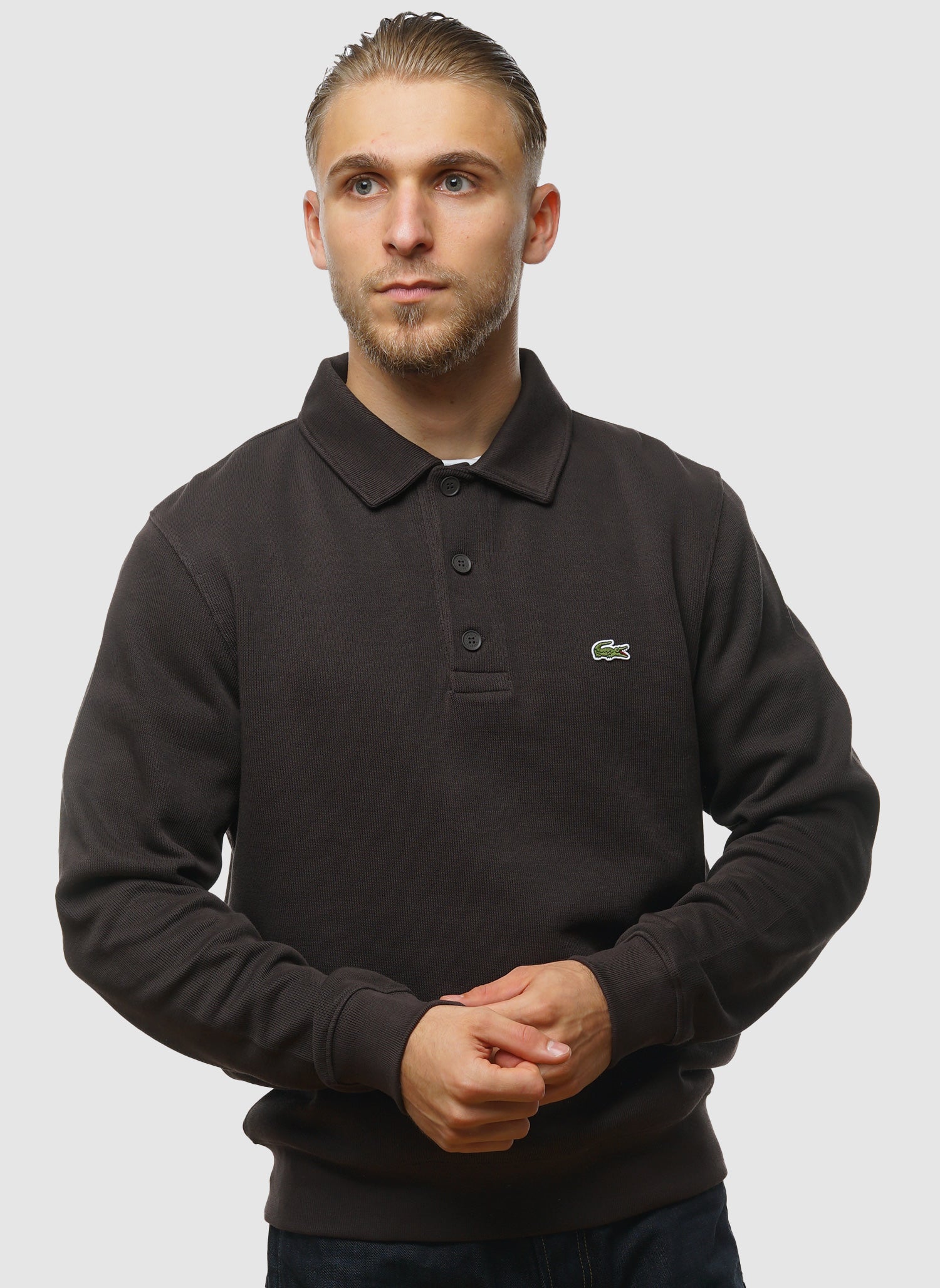 Ribbed Cotton Polo - Port