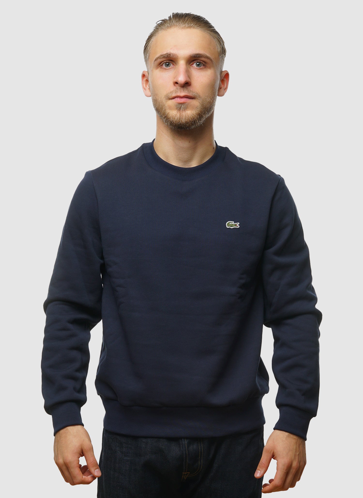 Klassisches Sweatshirt – Marineblau