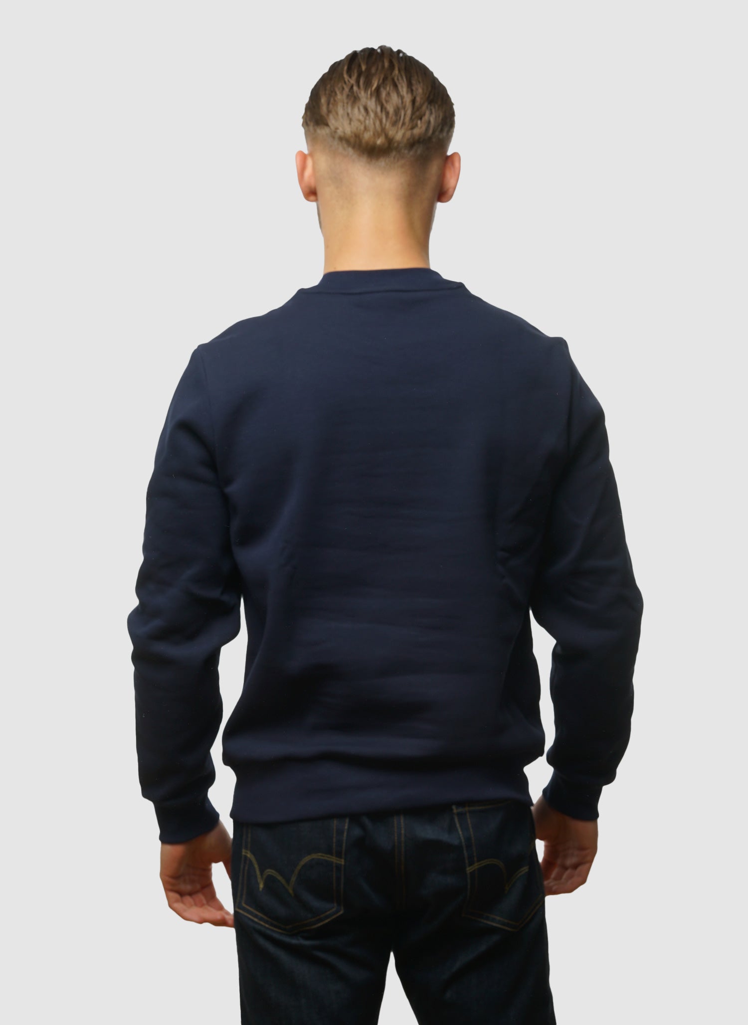 Klassisches Sweatshirt – Marineblau