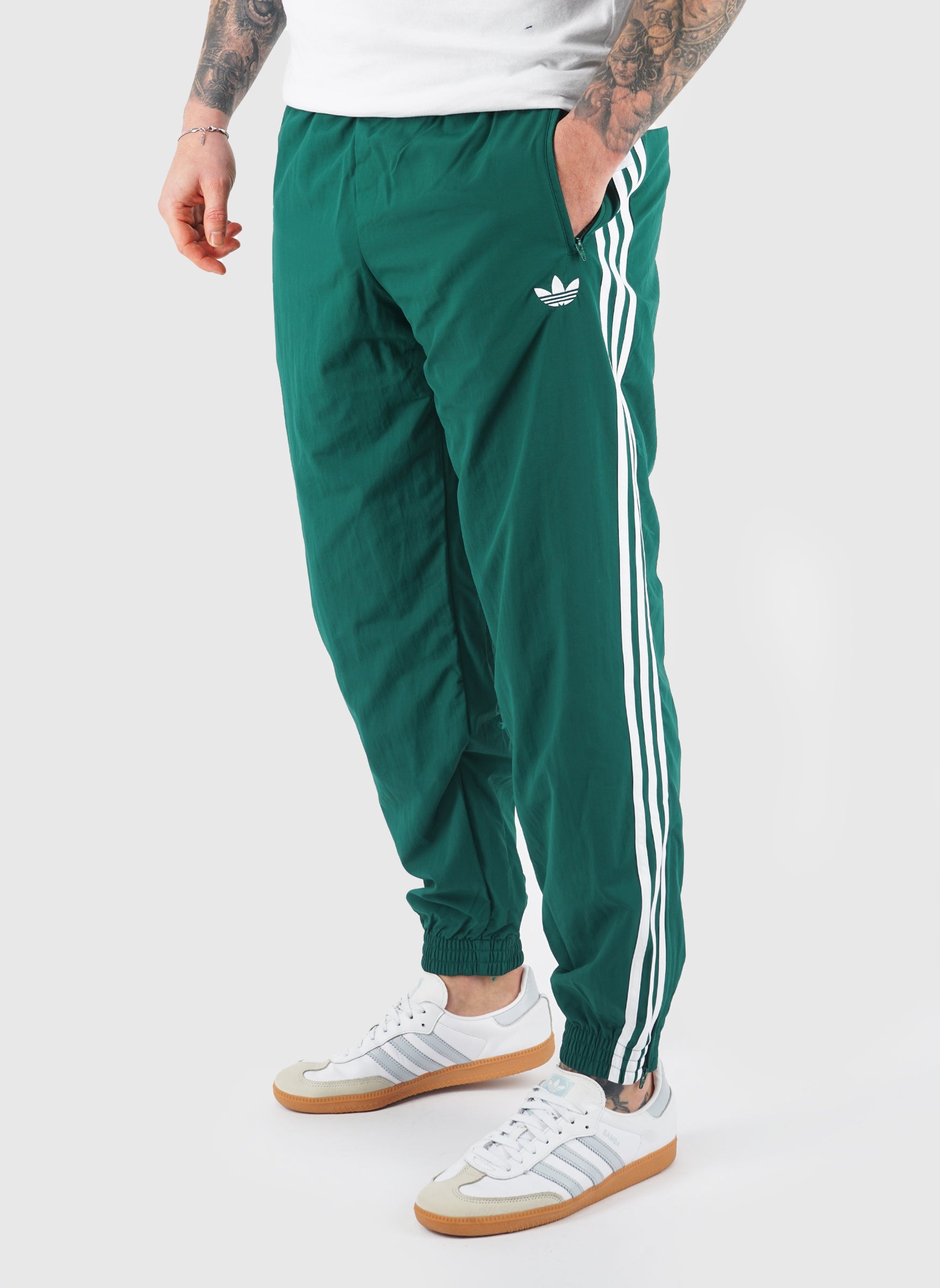 Woven Firebird Trackpant - Core Green