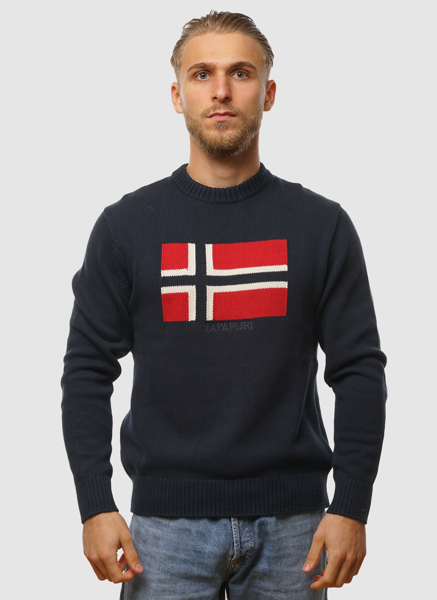 D-Mura Sweatshirt - Blau Marine