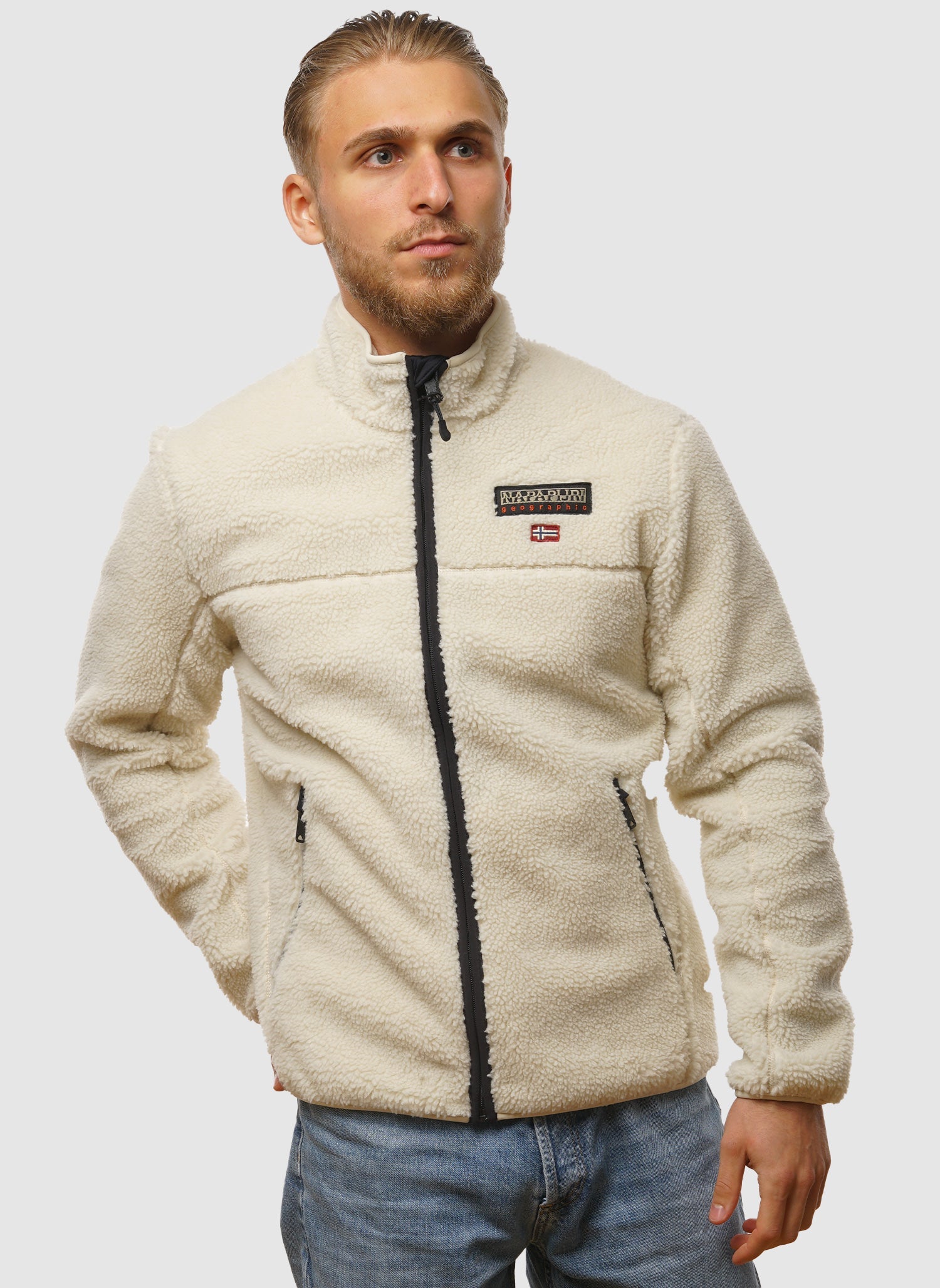 T-Tynik Full Zip Jacket - Beige Dimity