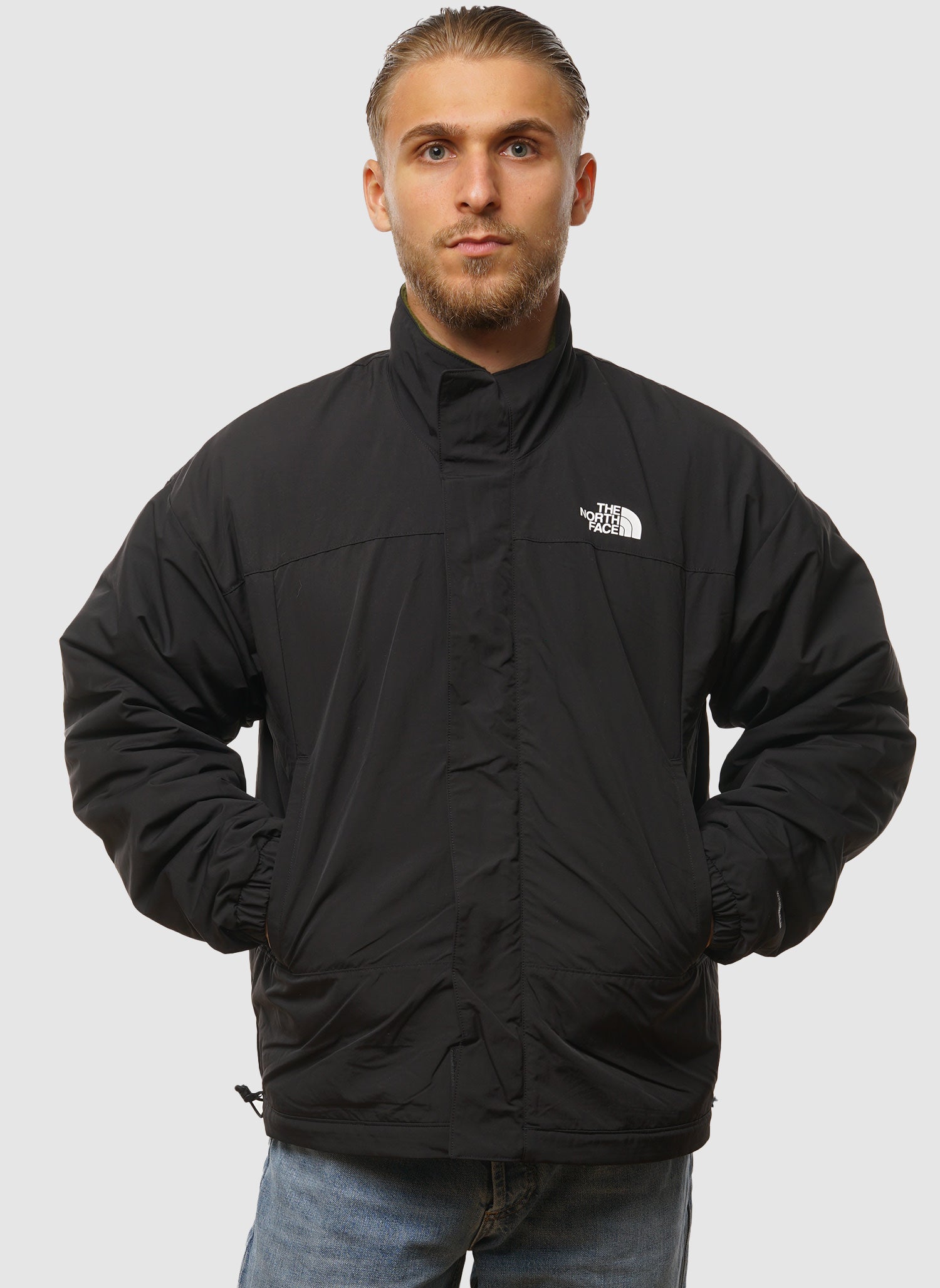 Yumiori Reversible Jacket - Black/Woodland Green 