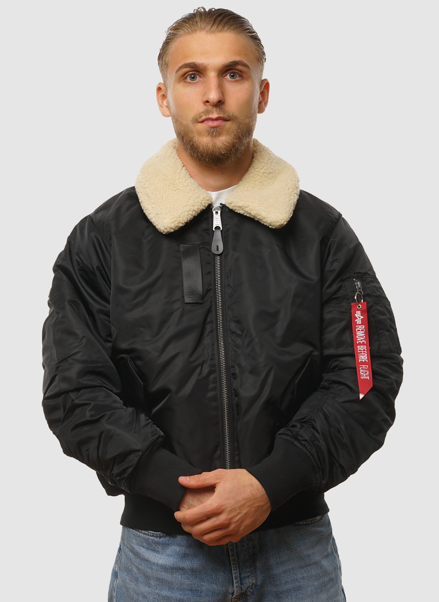 B-15 MOD Reversible Bomber Jacket - Black