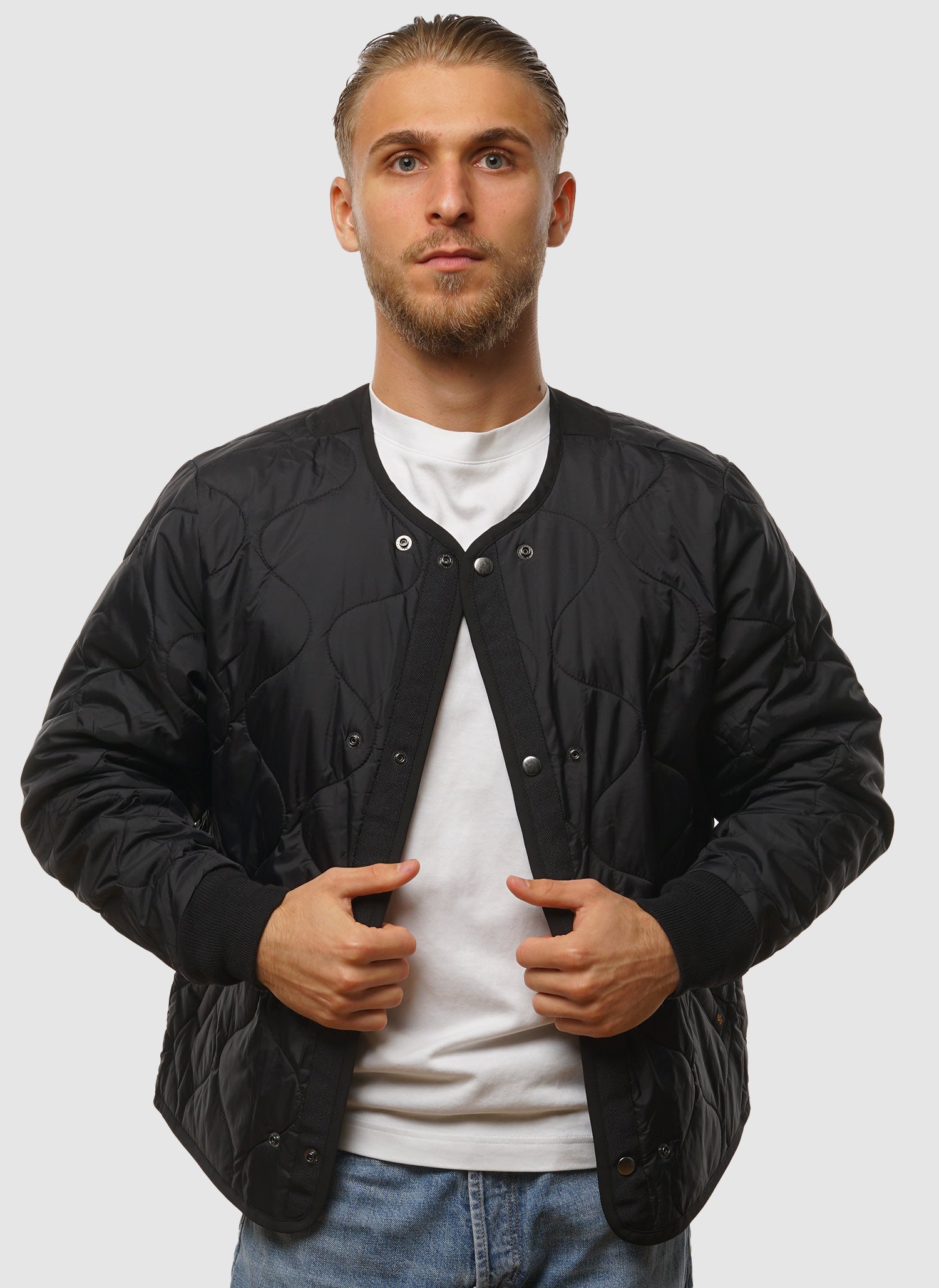 M-51 Fishtail Back Print (2in1) Field Jacket - Black