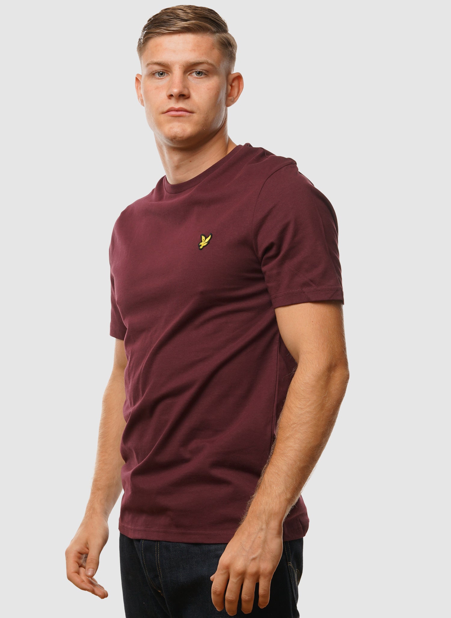 Plain T-Shirt - Burgundy