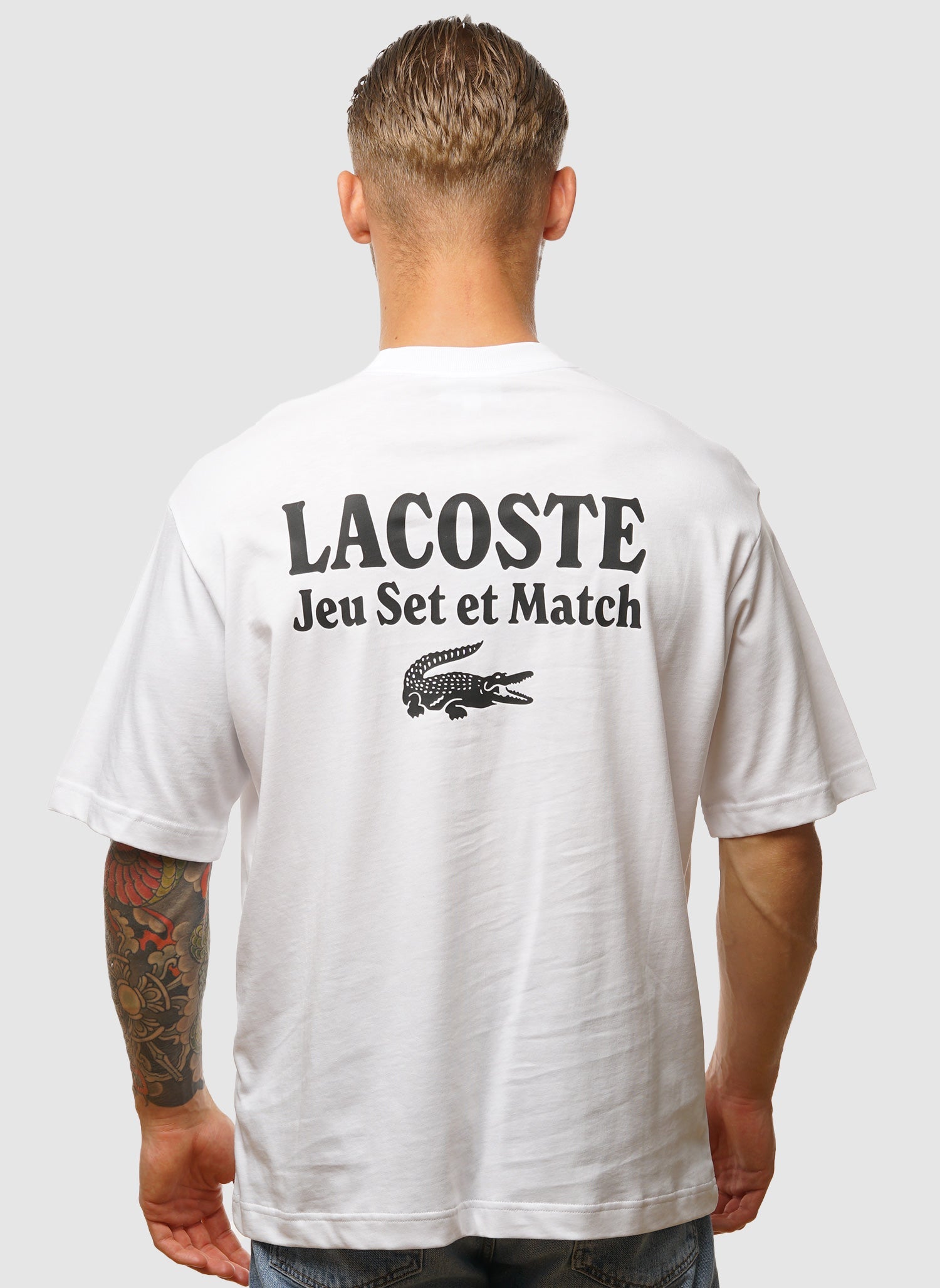 Logo Back Graphic T-Shirt - White