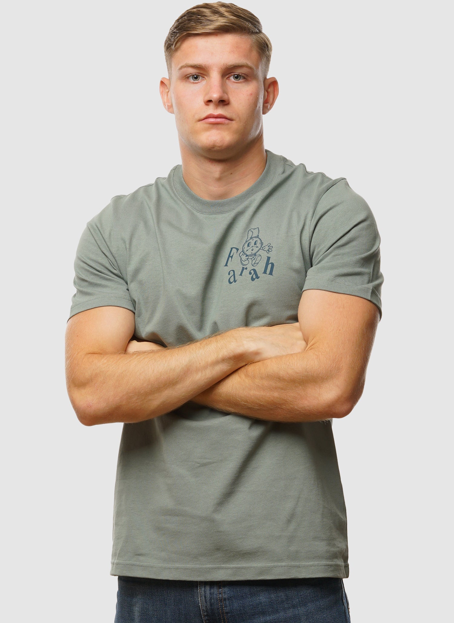 Marcham Graphic T-Shirt  - Tarragon Green