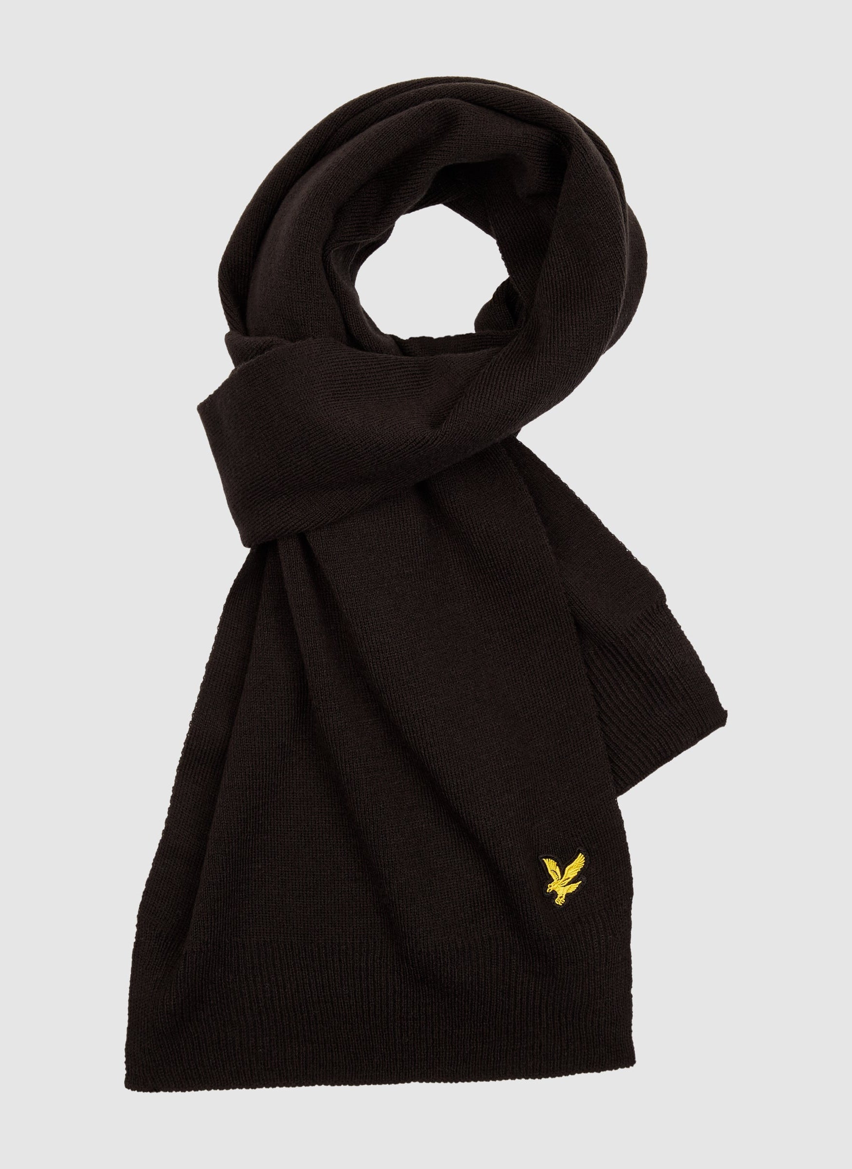 Plain Scarf - Jet Black