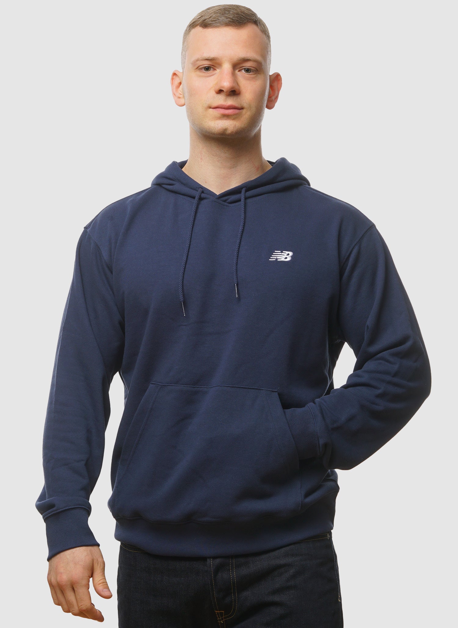 Sport Essentials French Terry Hoodie – Marineblau