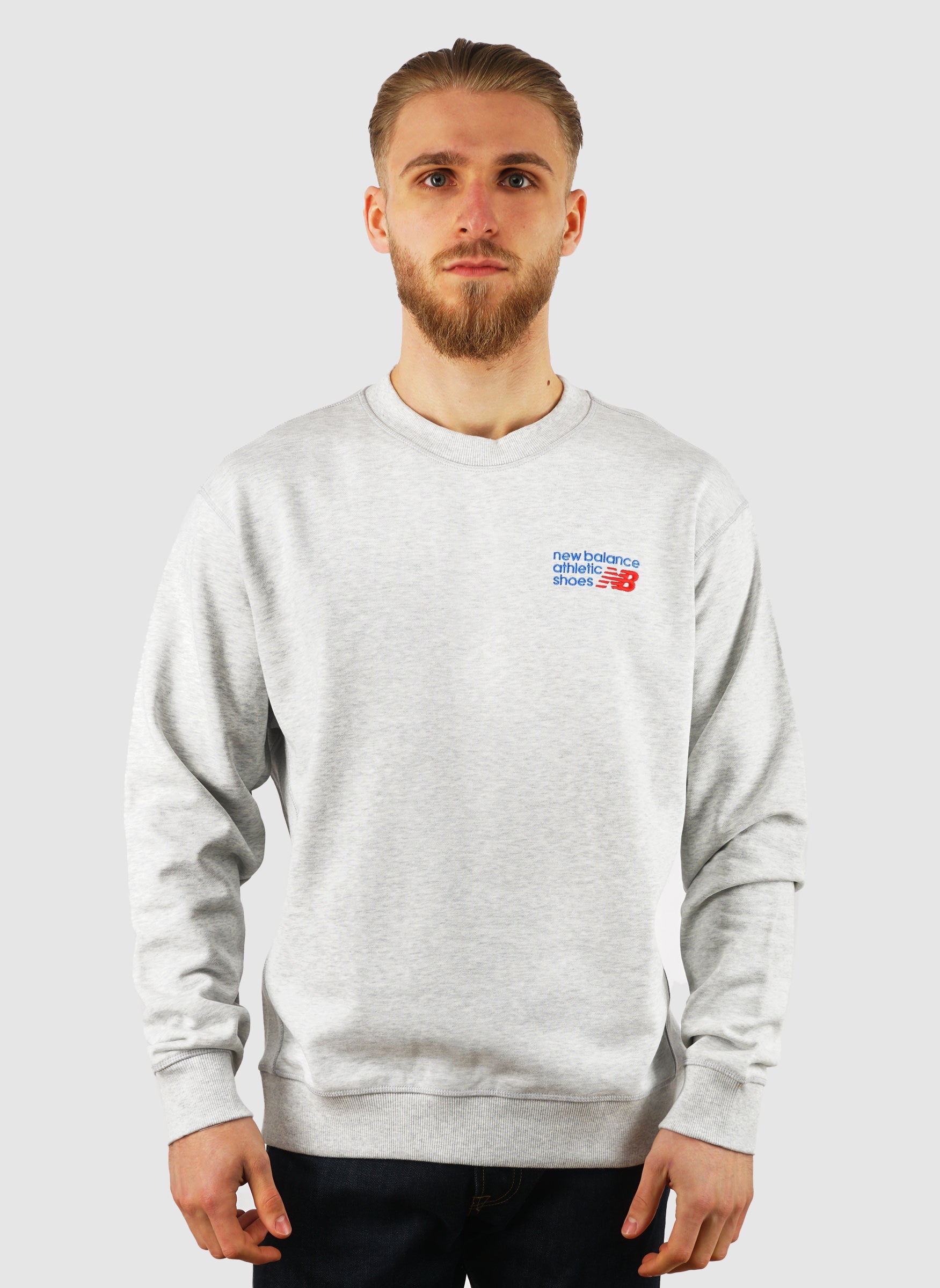 Athletics Premium Logo Crew Sweatshirt - AHH Grey