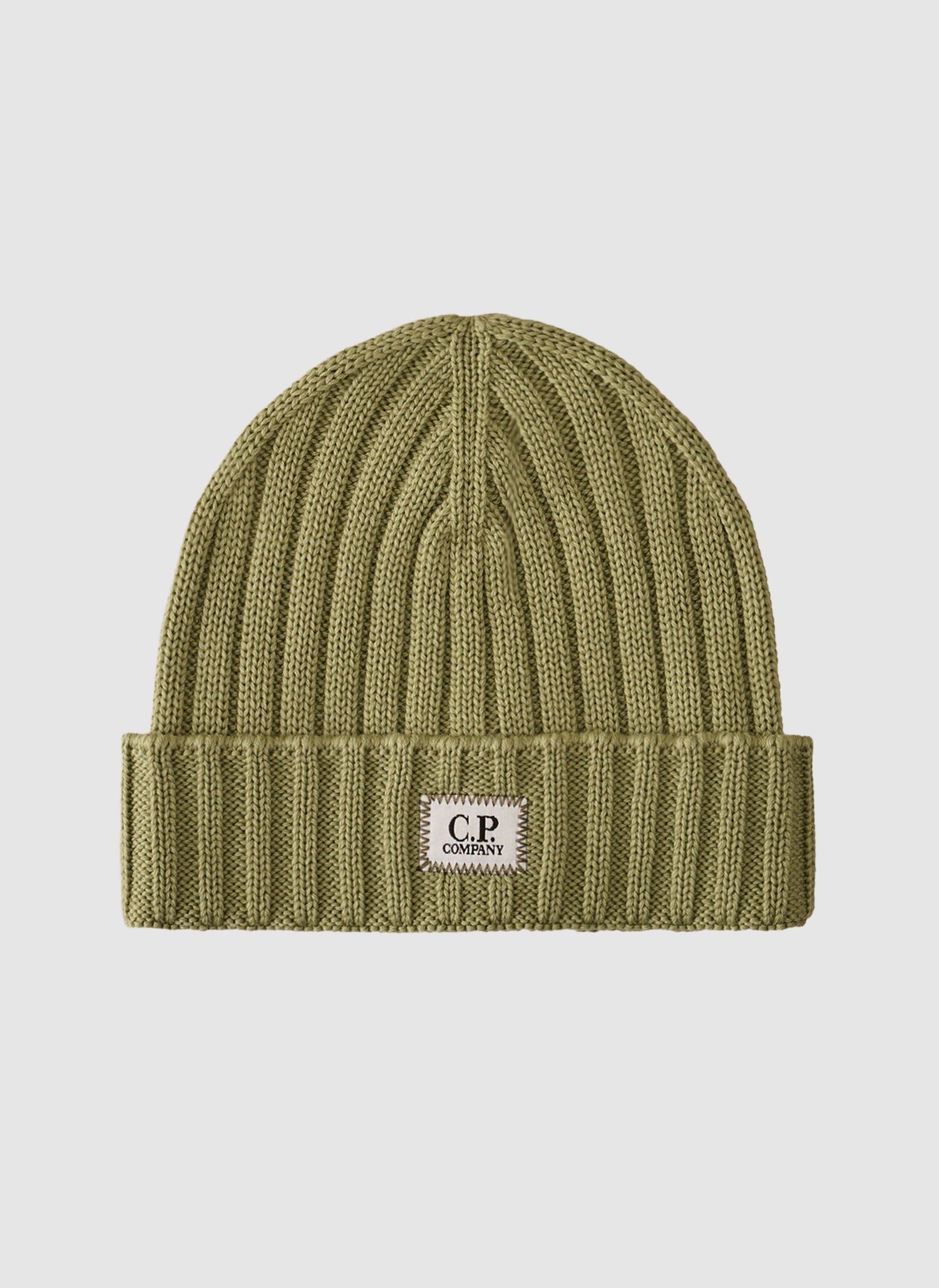 Extra Fine Merino Wool Logo Beanie - Tea