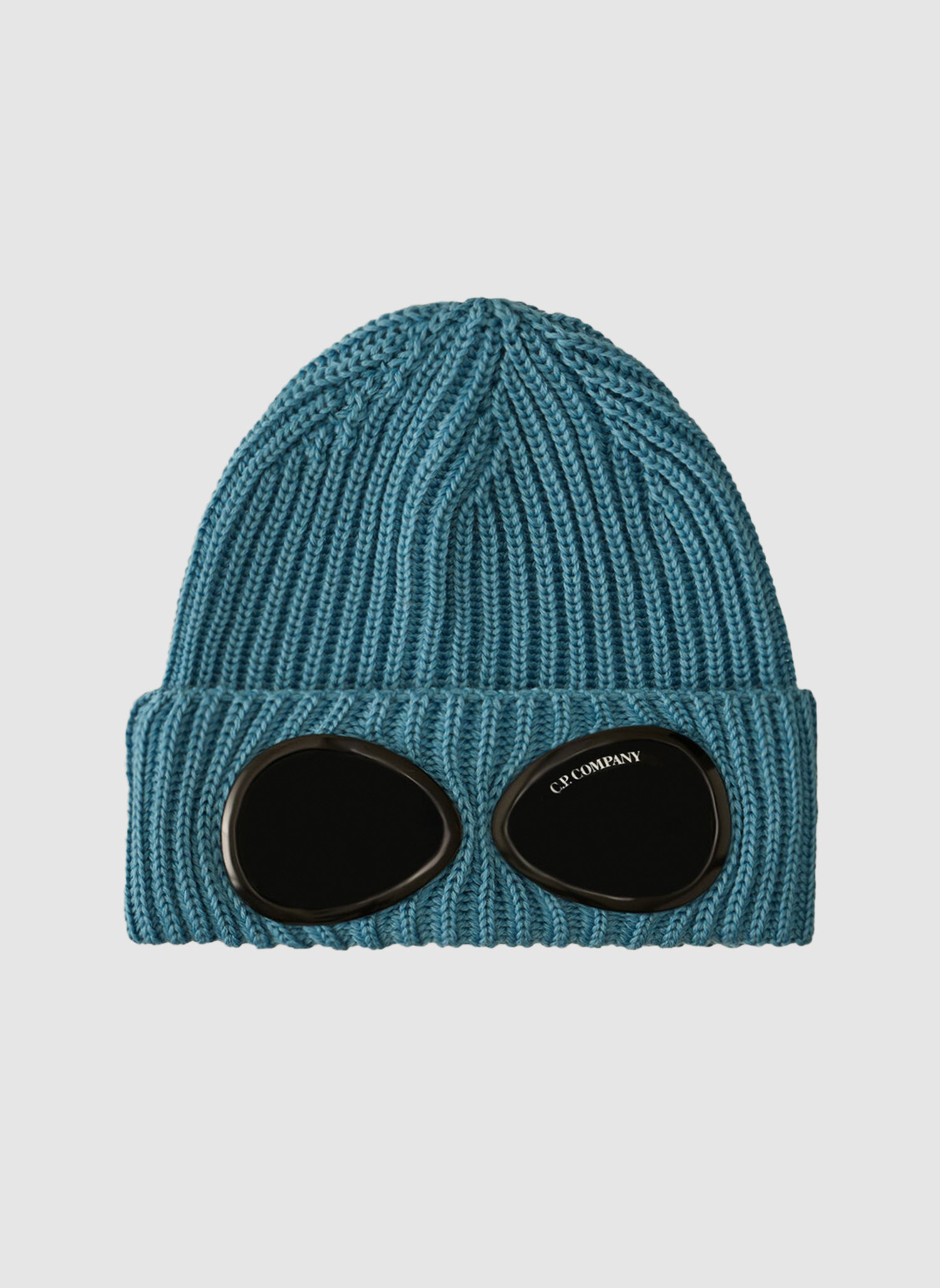 Extra Fine Merino Wool Goggle Beanie - Aegean Blue