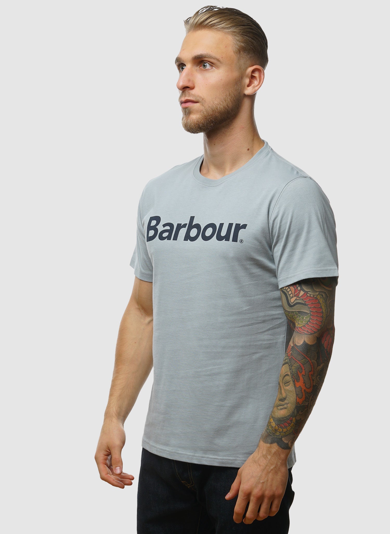 Logo T-Shirt - Mineral Blue