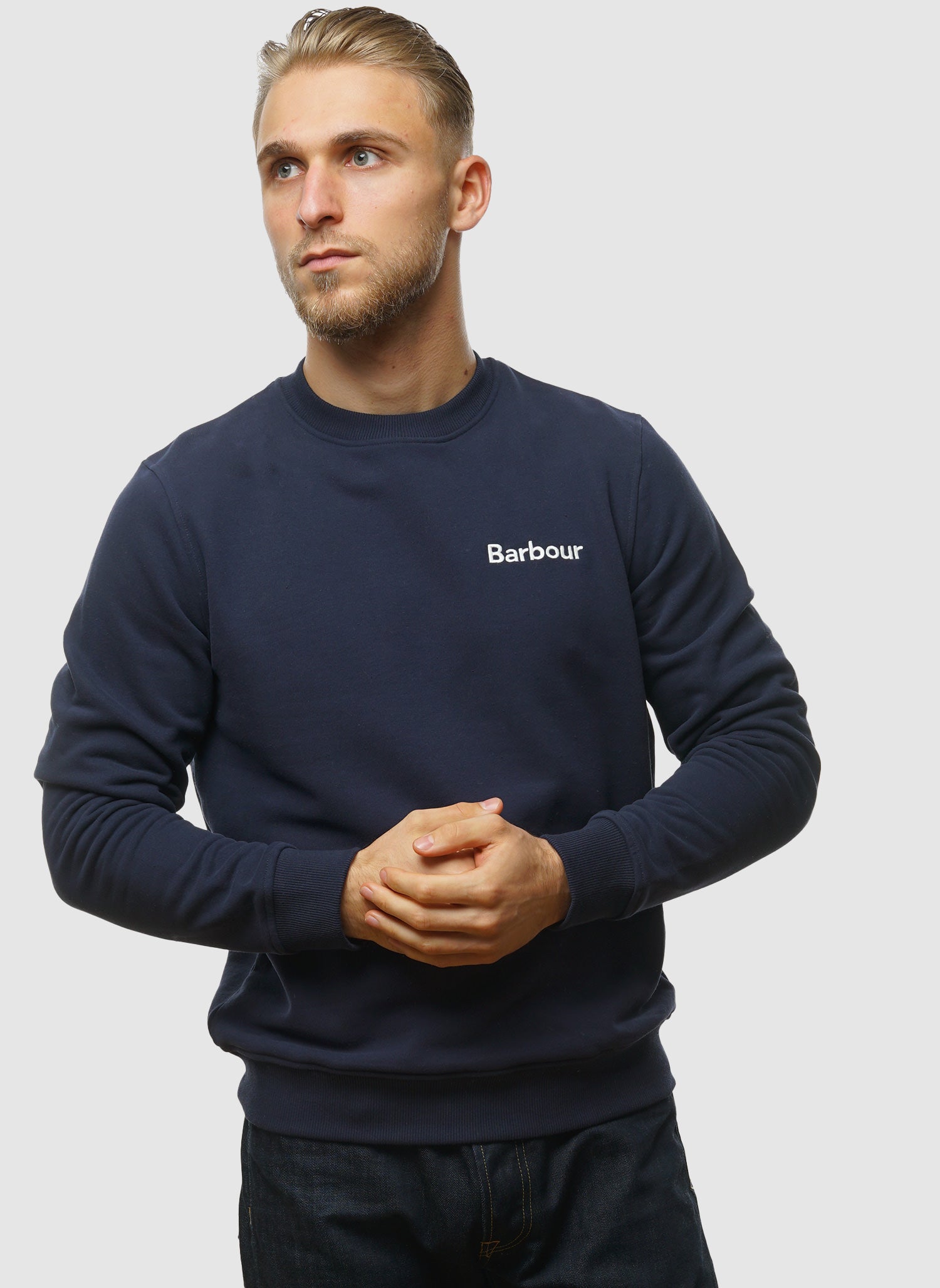 Allenby Crew Neck Sweatshirt - Navy
