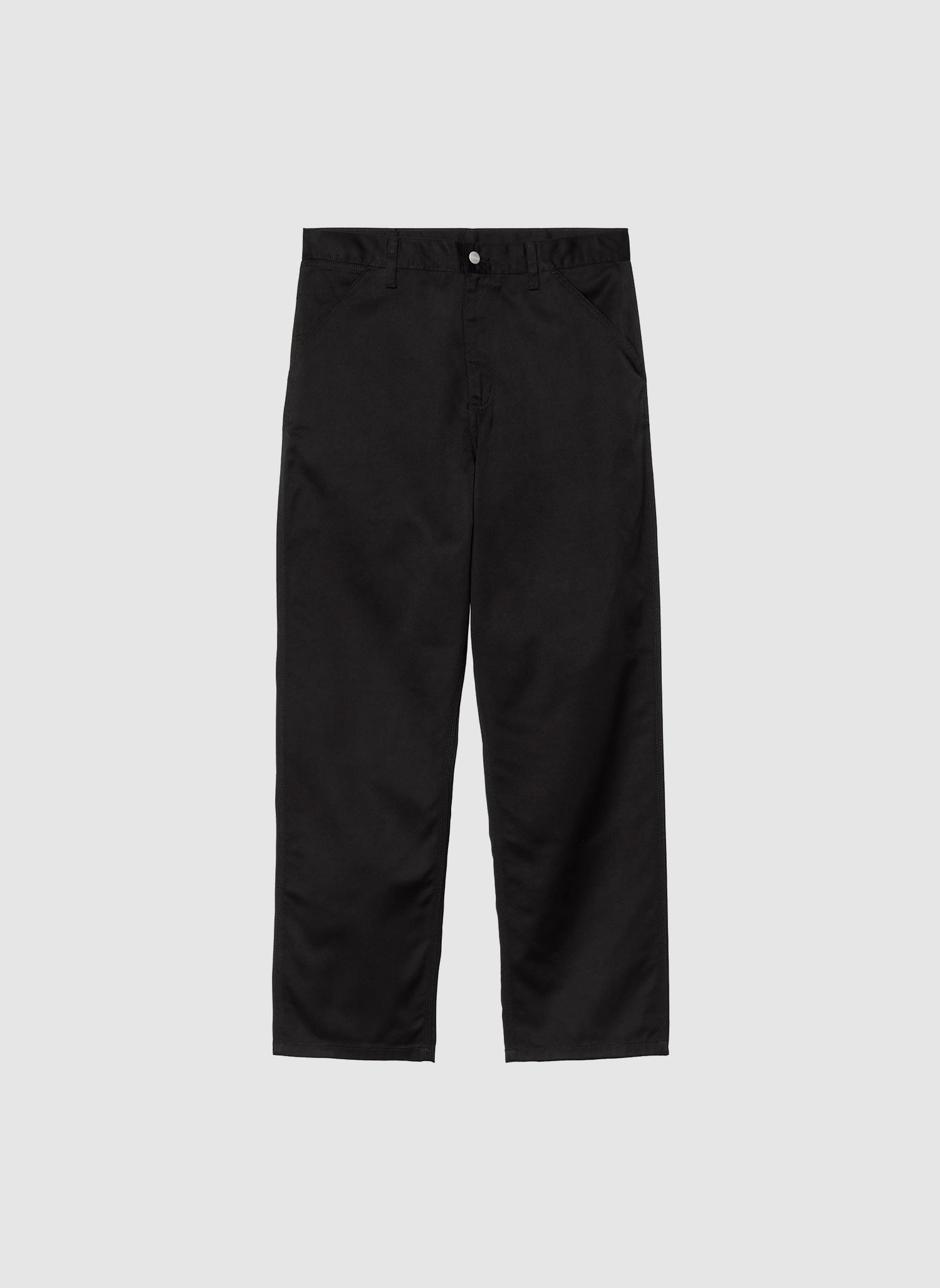 Einfache Hose - Schwarz vorgewaschen