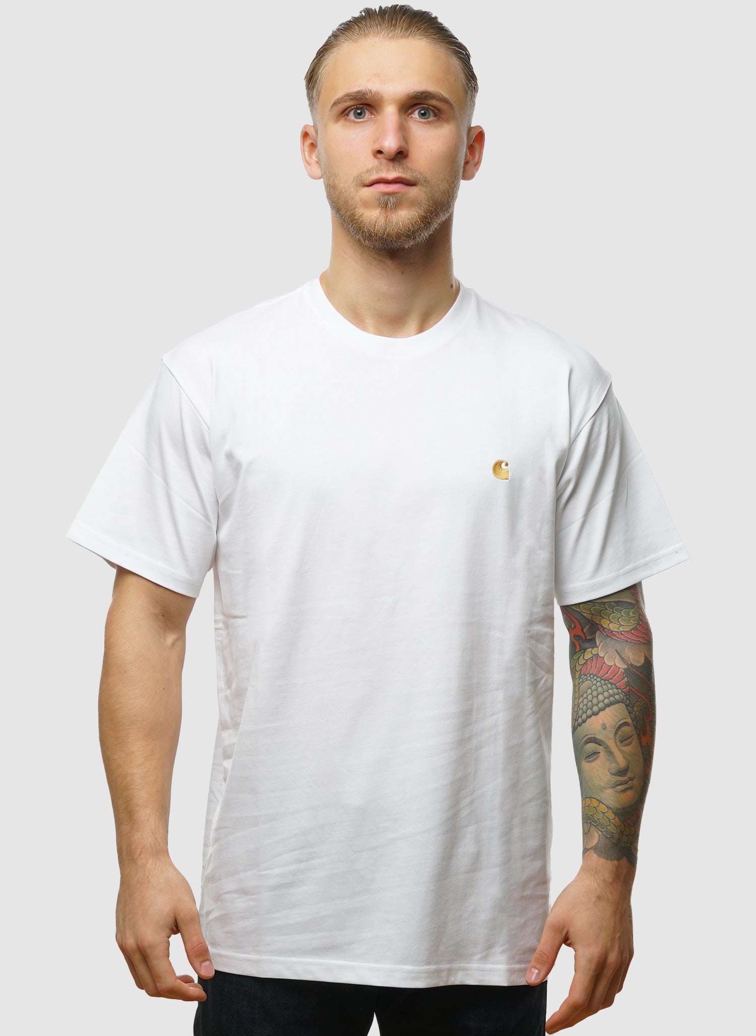 Chase T-Shirt - White/Gold