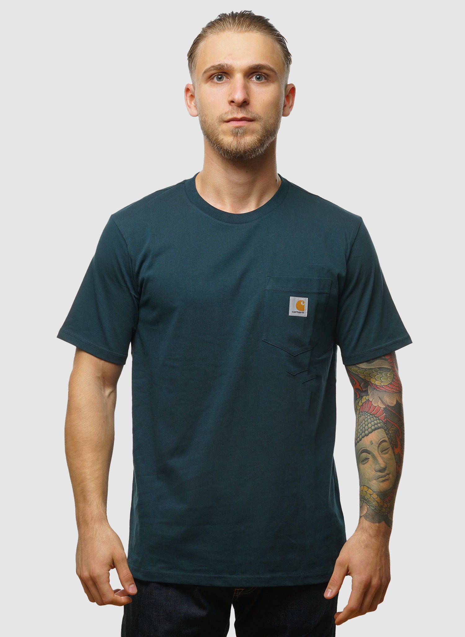 Pocket T-Shirt - Deep Lagoon