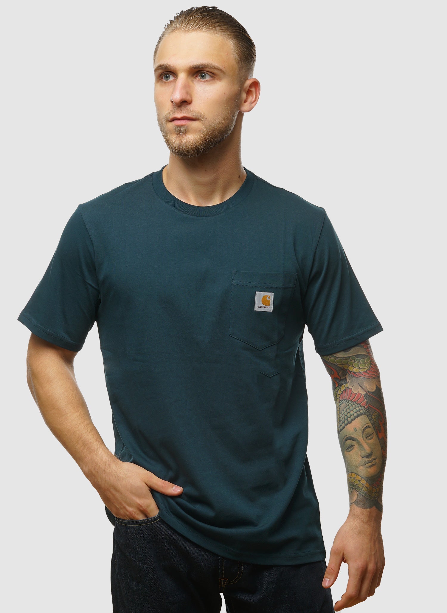 Pocket T-Shirt - Deep Lagoon