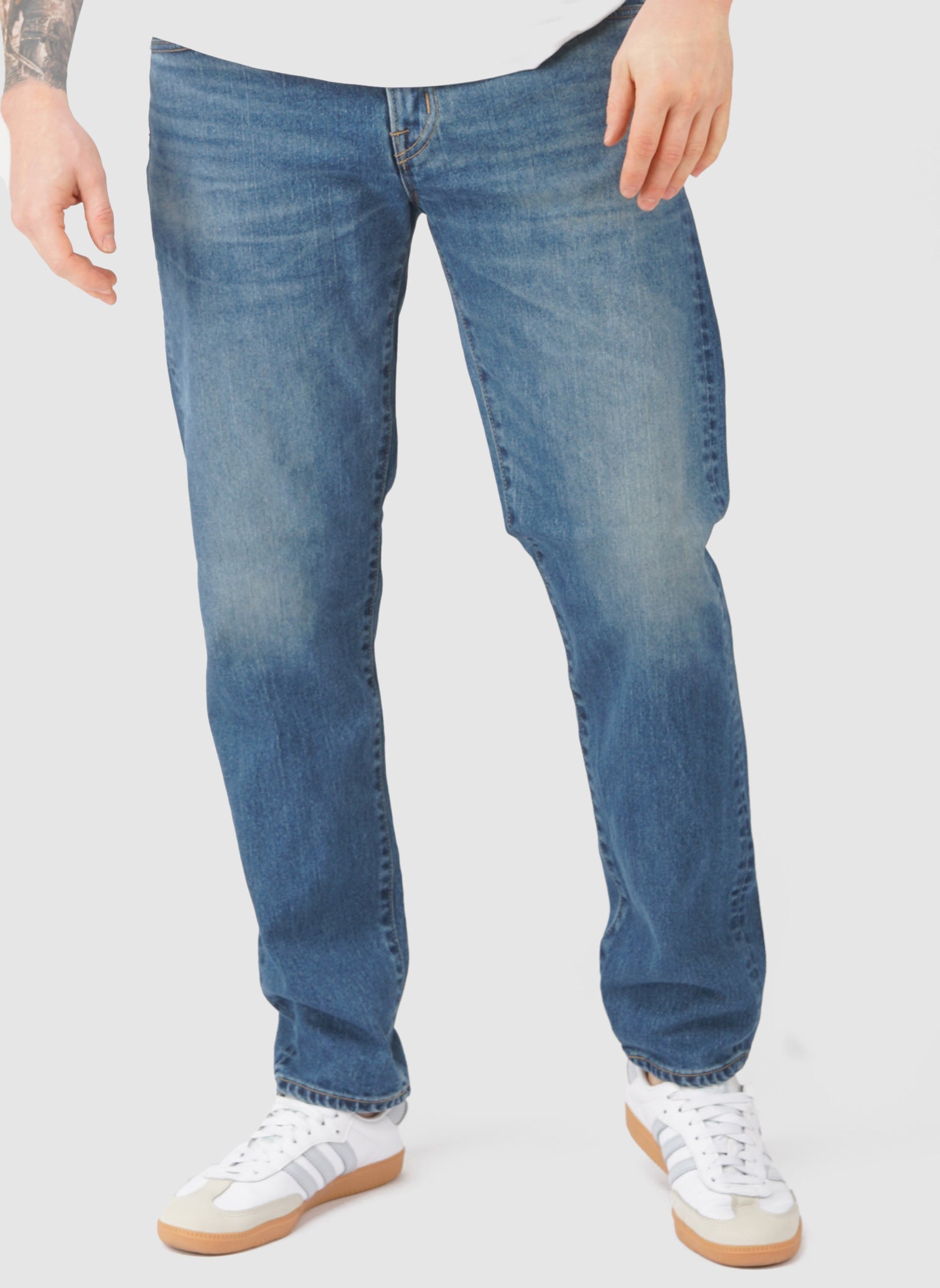 Regular Tapered Stretched Denim - Mid Used