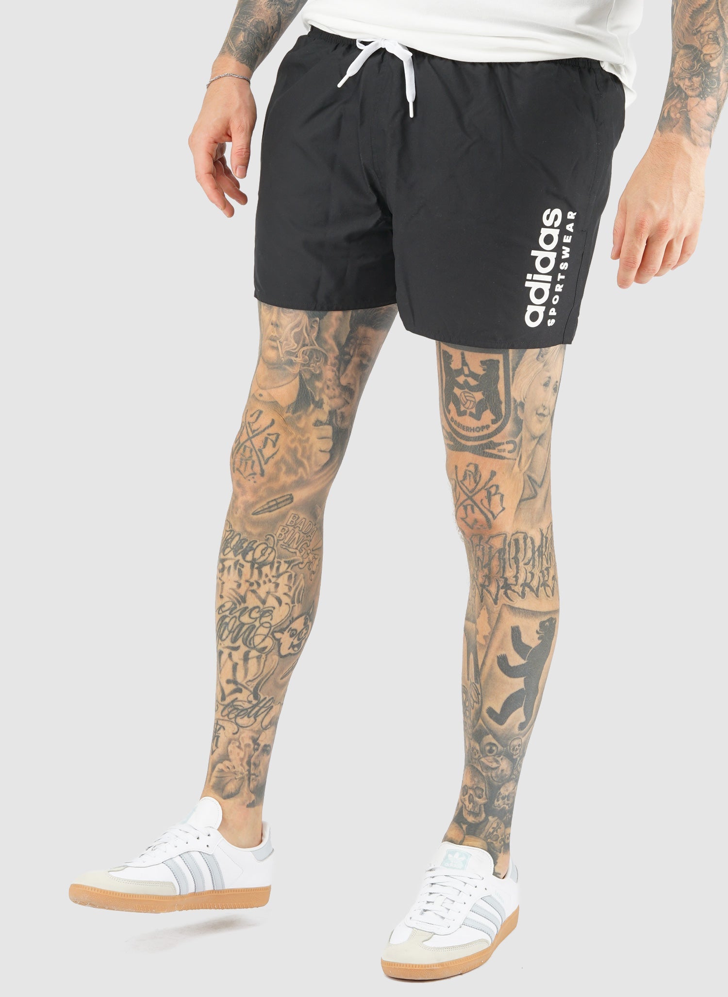 Essentials Logo CLX Swim Shorts - Black