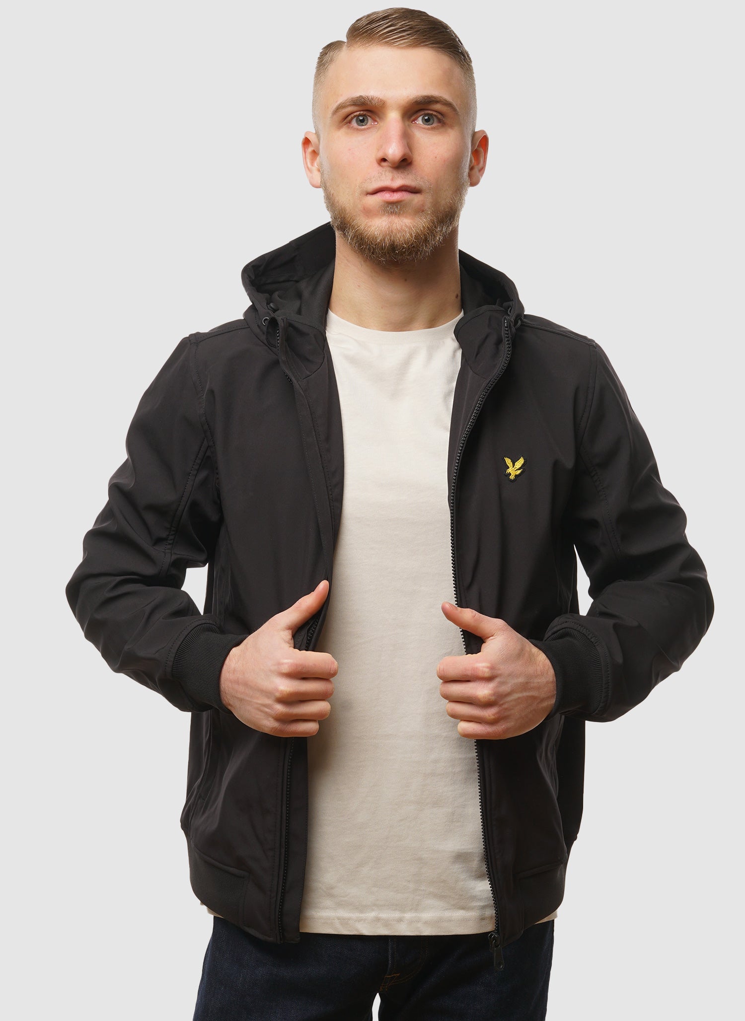 Mesh Back Softshell Jacket - Jet Black