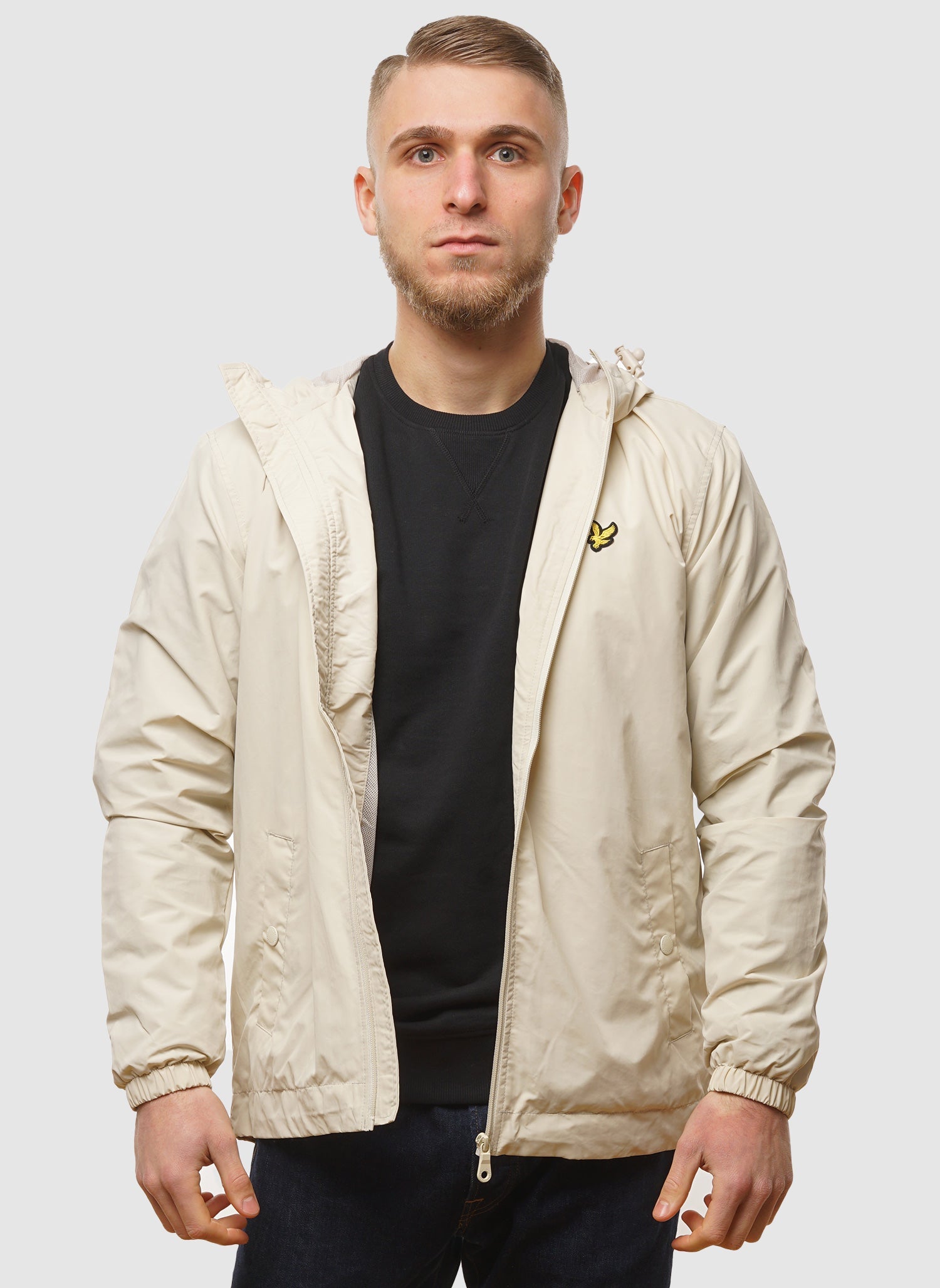 Zip Through Hooded Jacket - Cove 