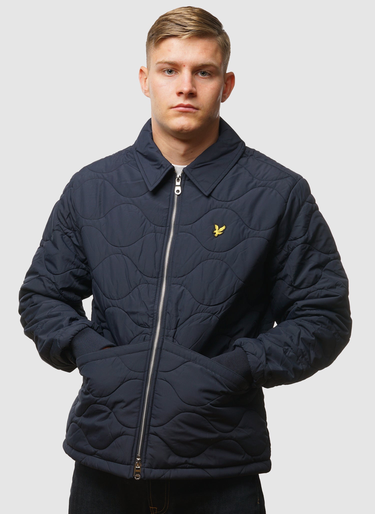 Quilted Ripstop Jacket - Dark Navy