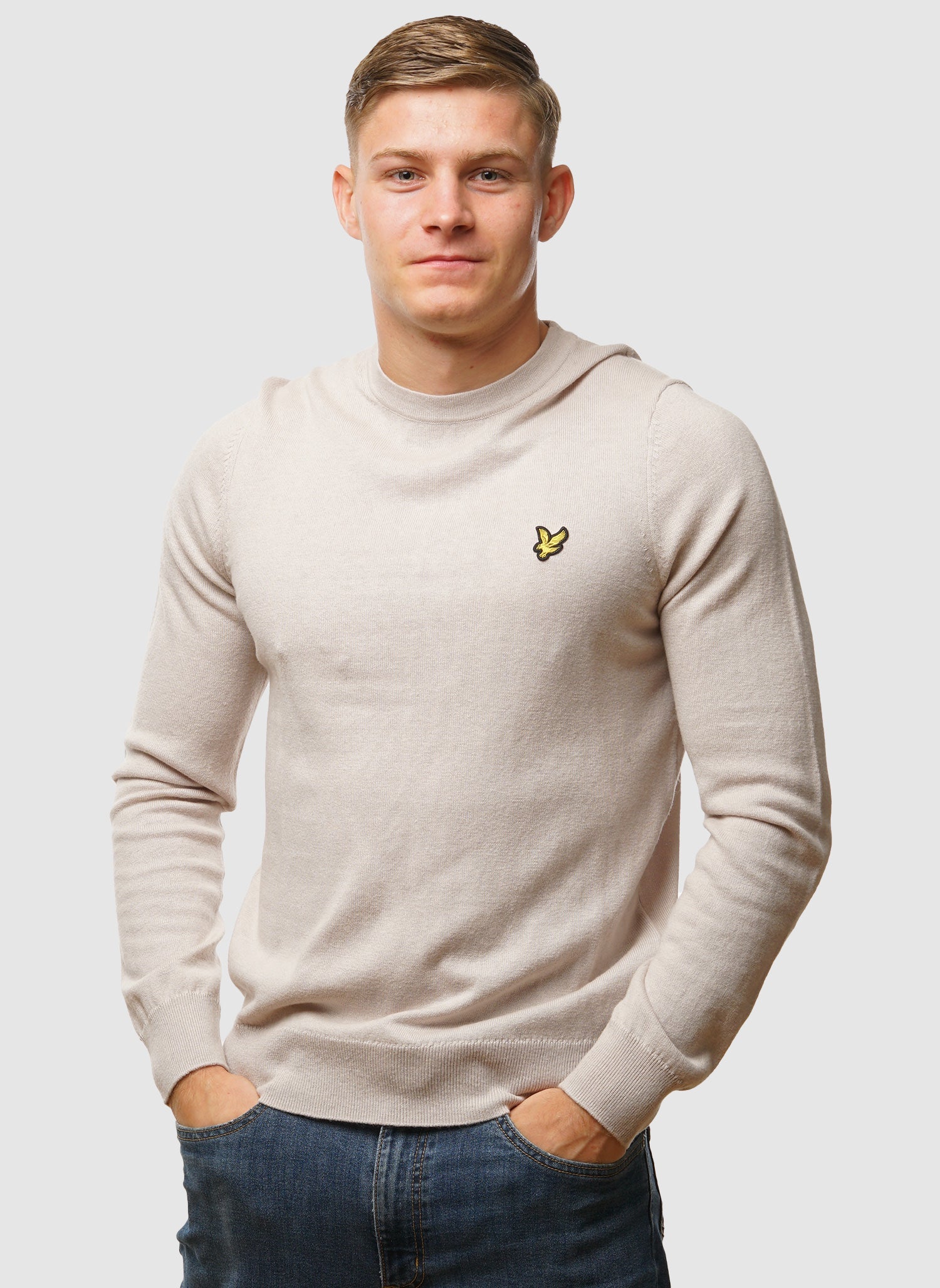 Cotton Merino 12gg Jumper - Cove