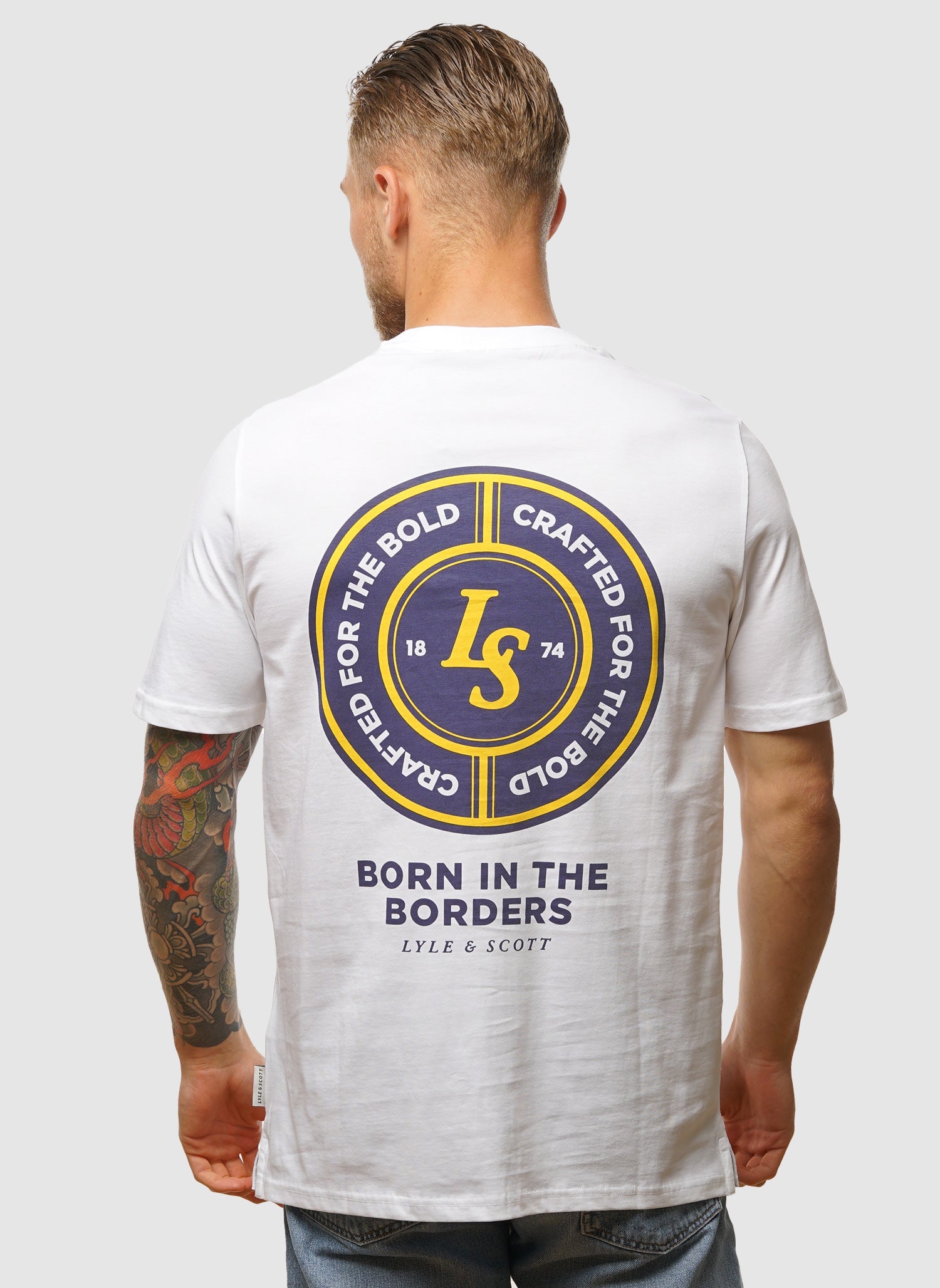 Born In The Borders Graphic T-Shirt - White