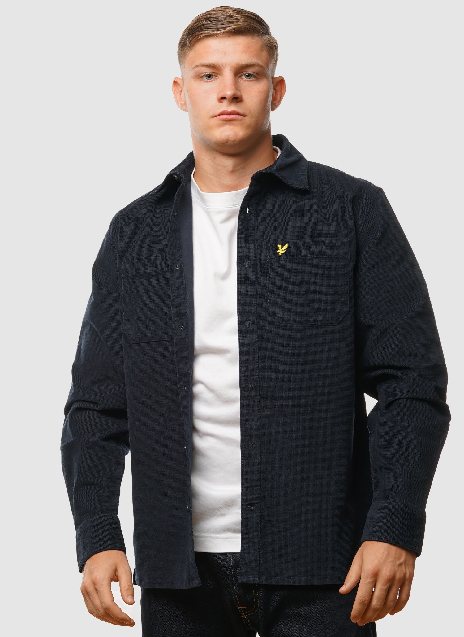 Corduroy Hemd - Dark Navy