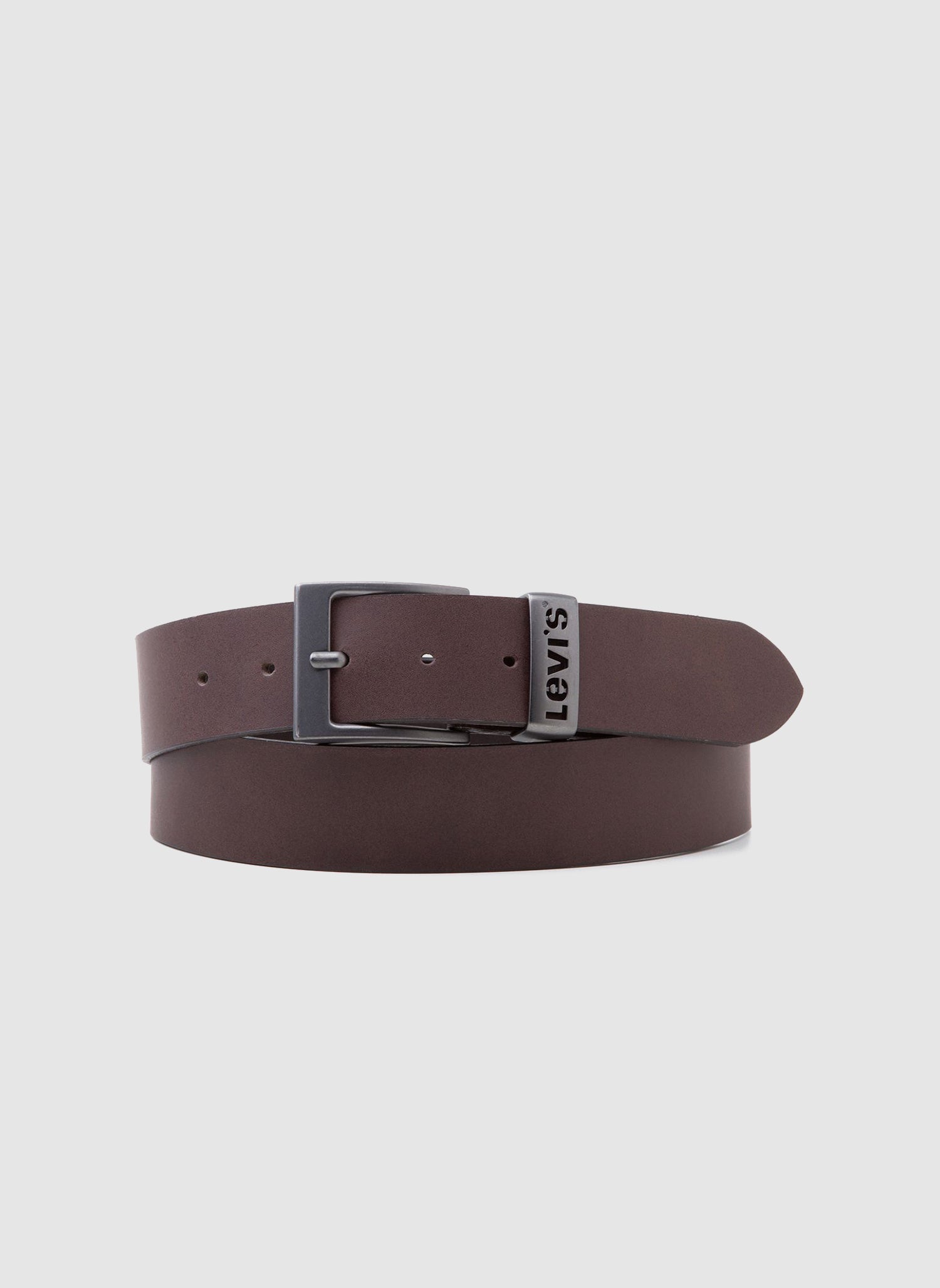 Ashland Harness Buckle Metal Leather Belt - Brown