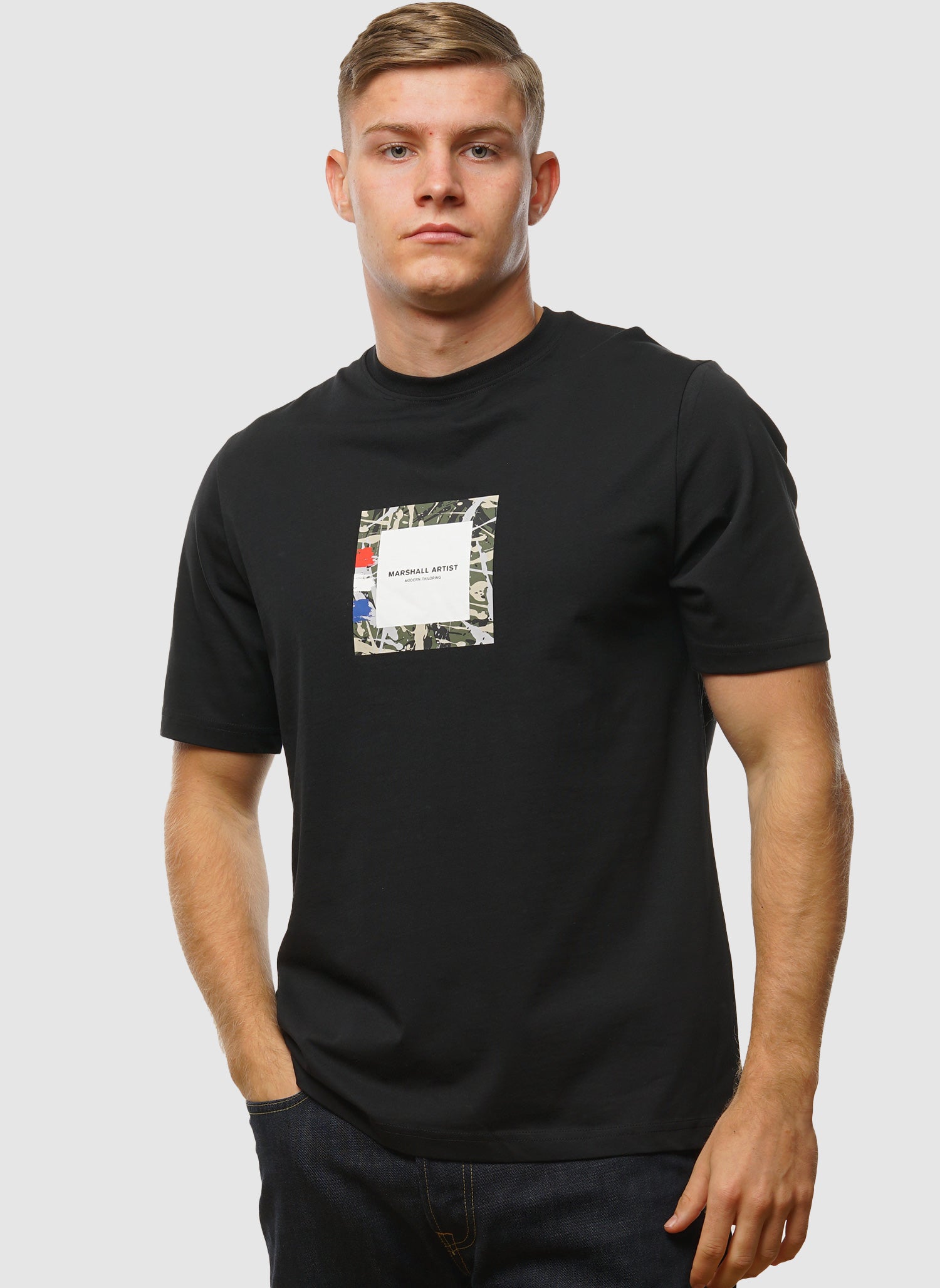 Adored Box Logo T-Shirt - Black