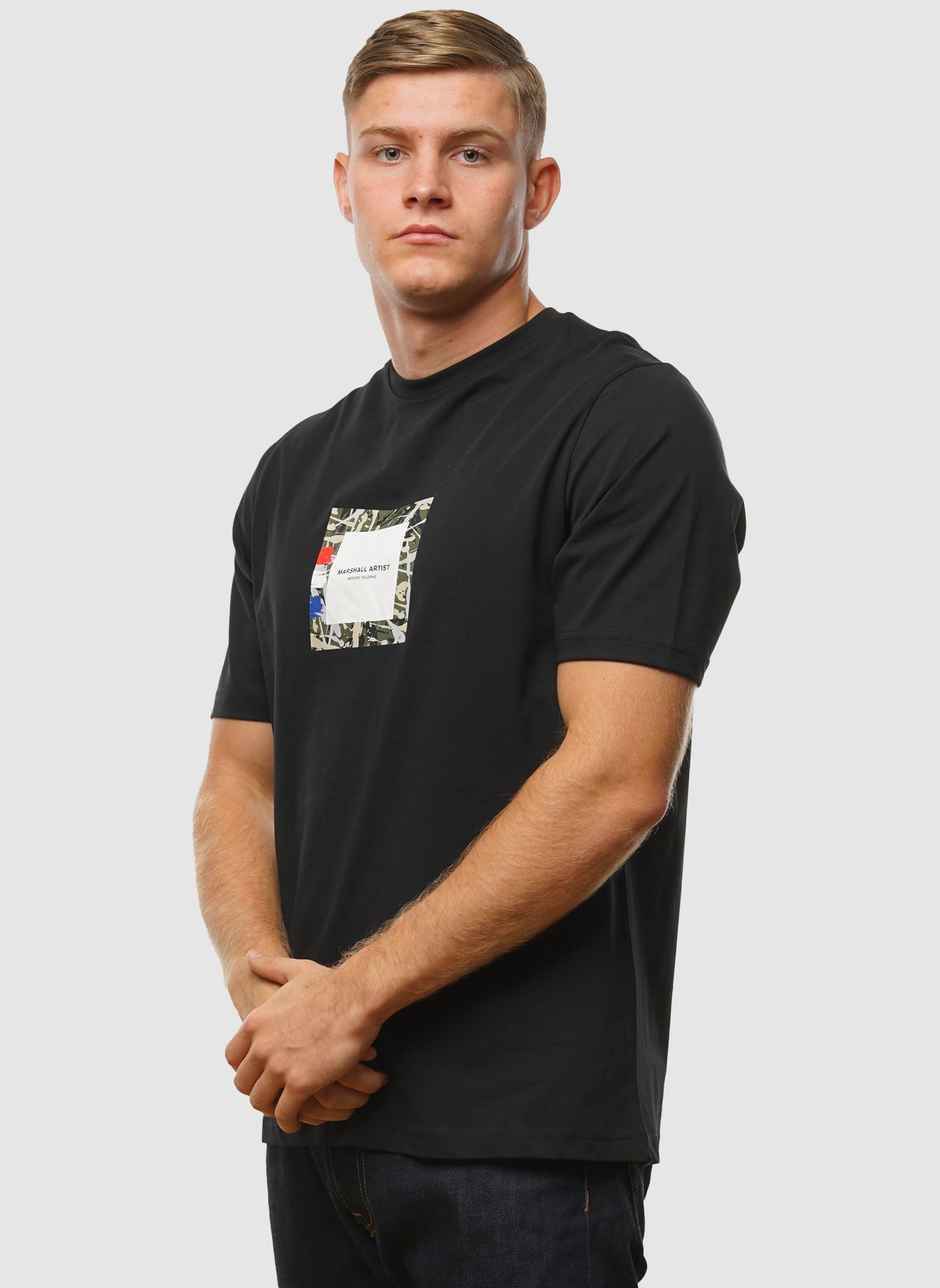 Adored Box Logo T-Shirt - Black