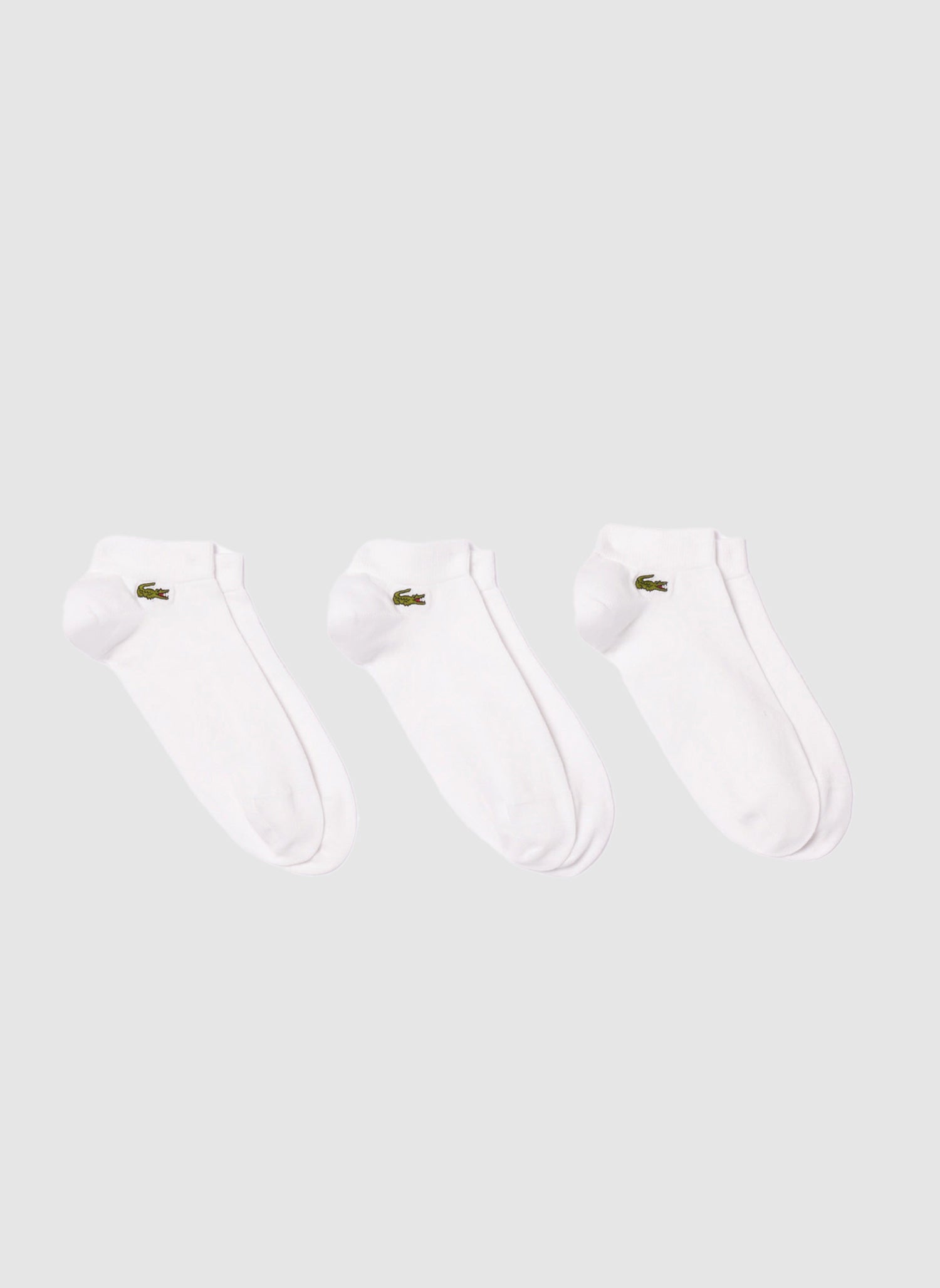 3-pack low socks - White